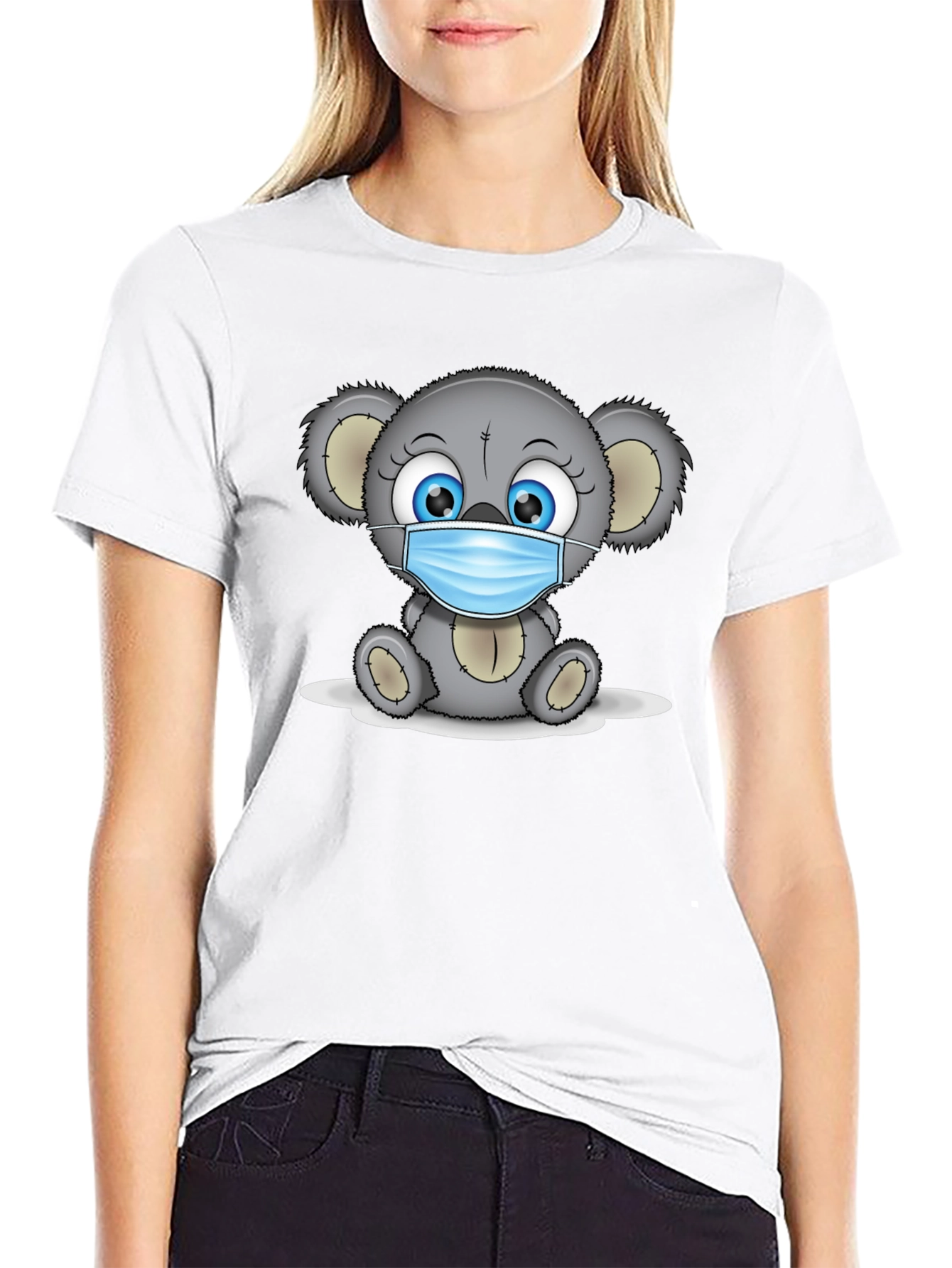 Koala Bear Mask T-Shirt - Stay Safe & Stylish