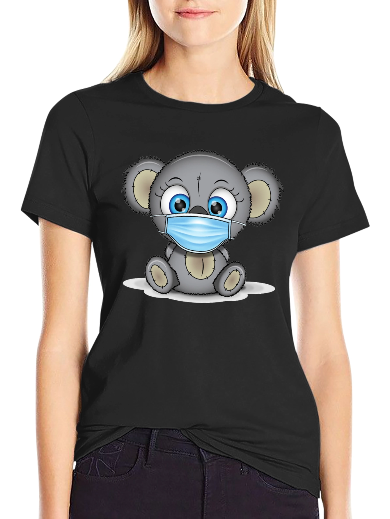 Koala Bear Mask T-Shirt - Stay Safe & Stylish