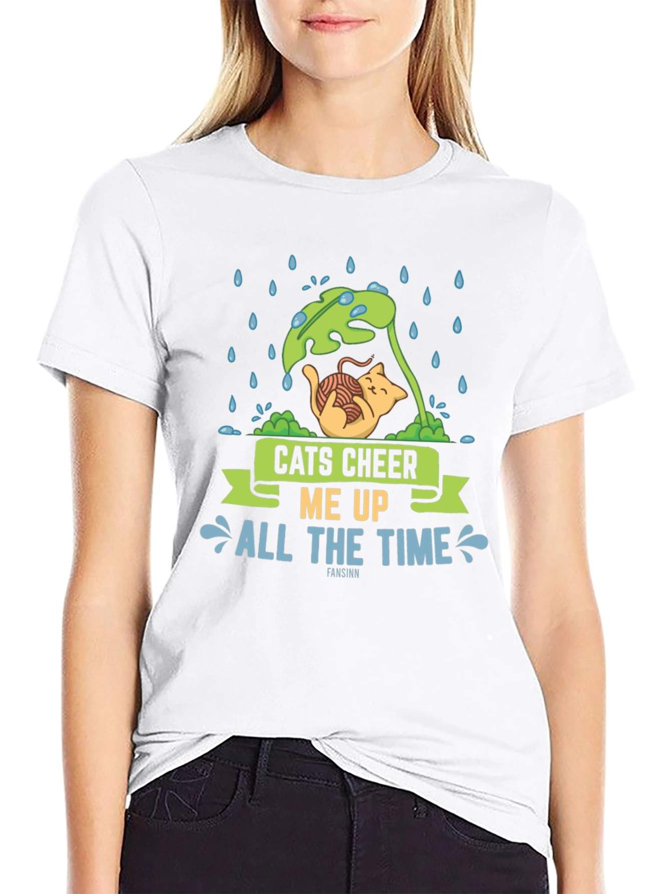 Cats Cheer Me Up All The Time T-Shirt