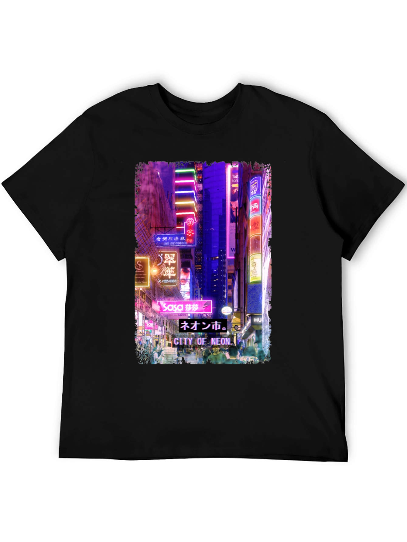 City of Neon Graphic T-Shirt