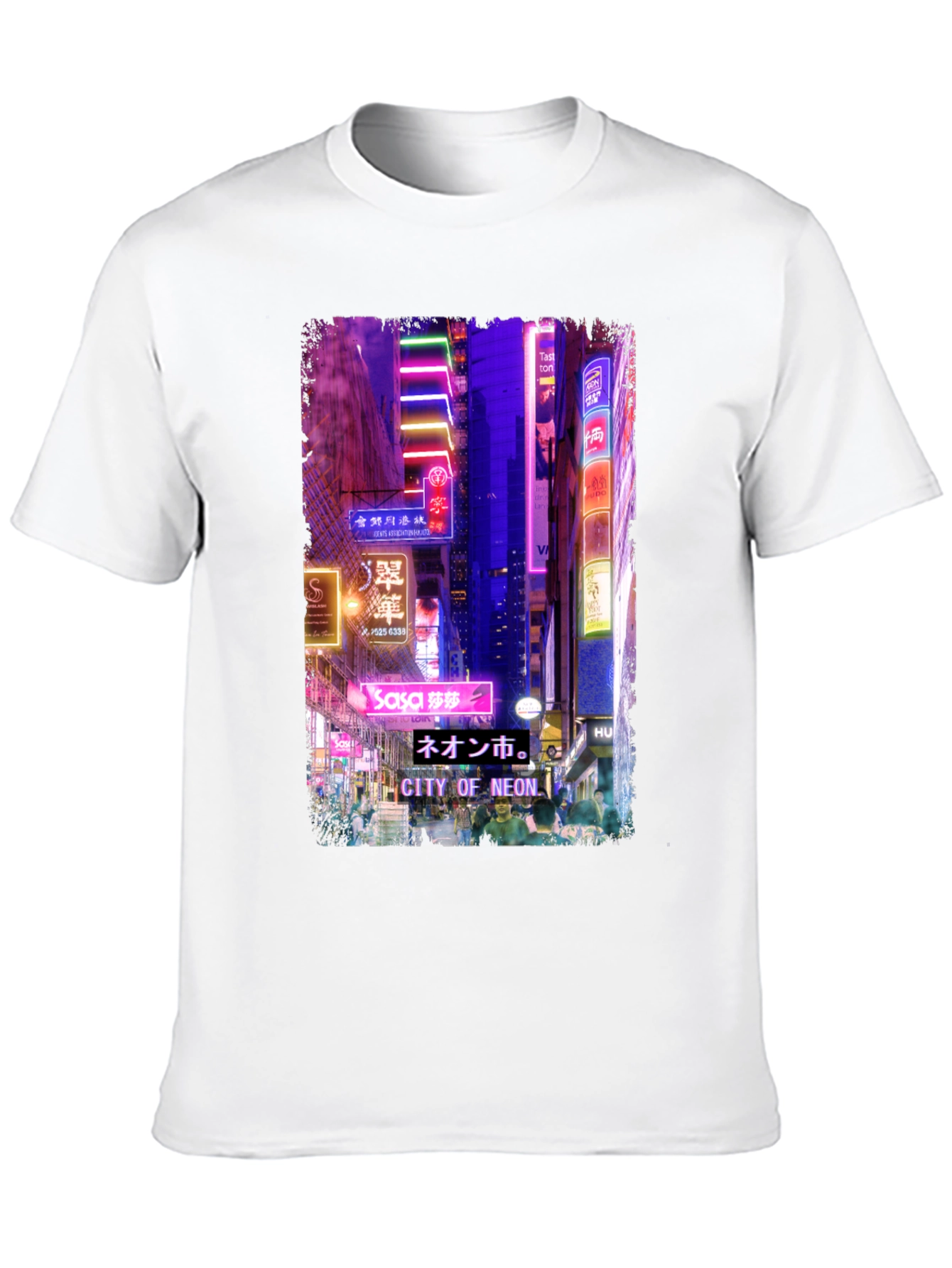 City of Neon Graphic T-Shirt