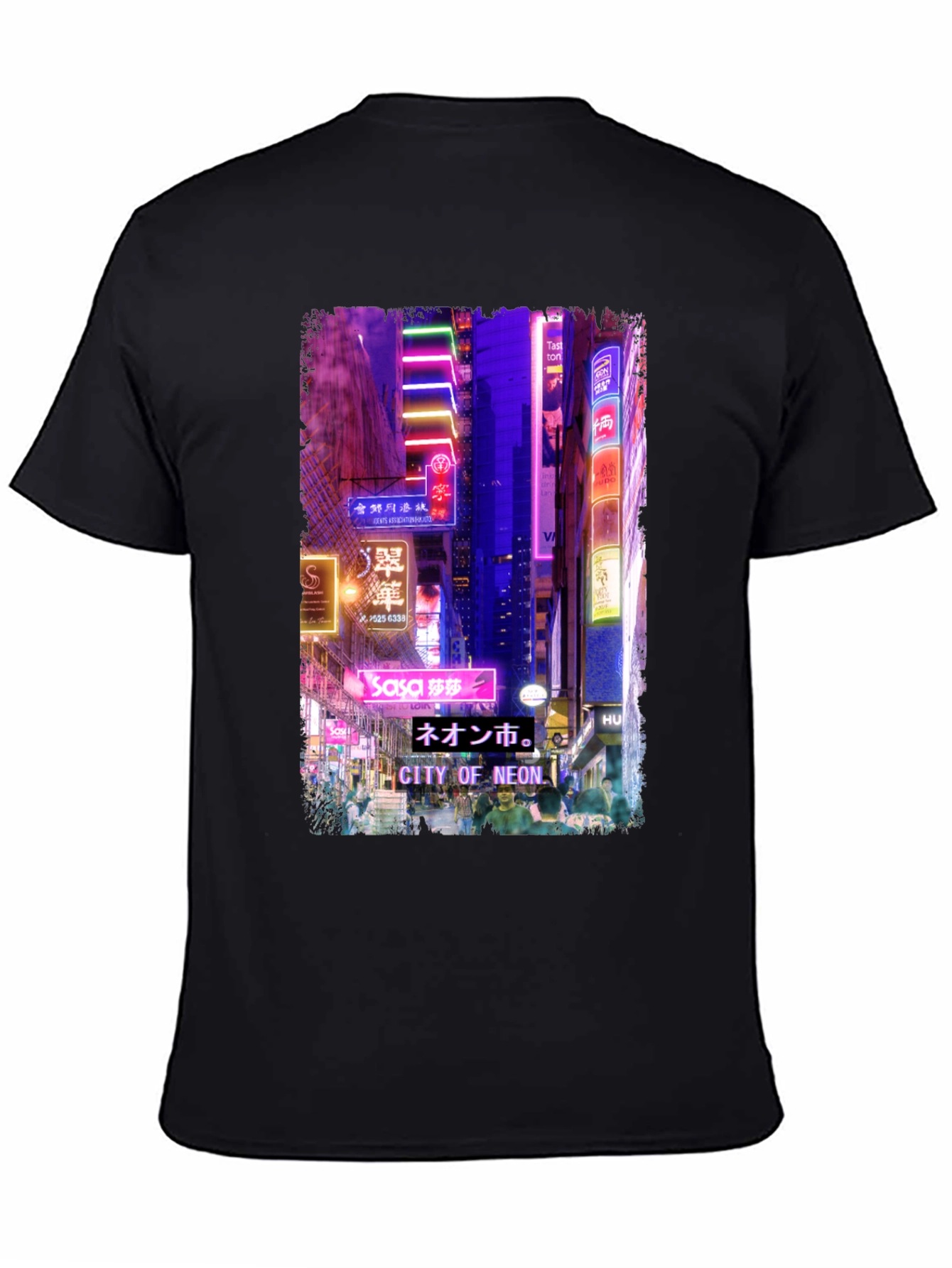 City of Neon Graphic T-Shirt