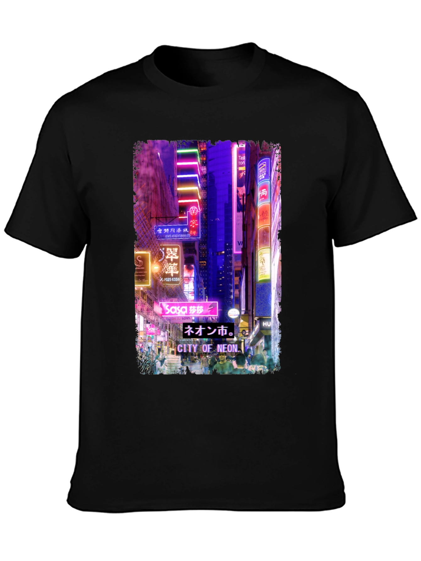 City of Neon Graphic T-Shirt