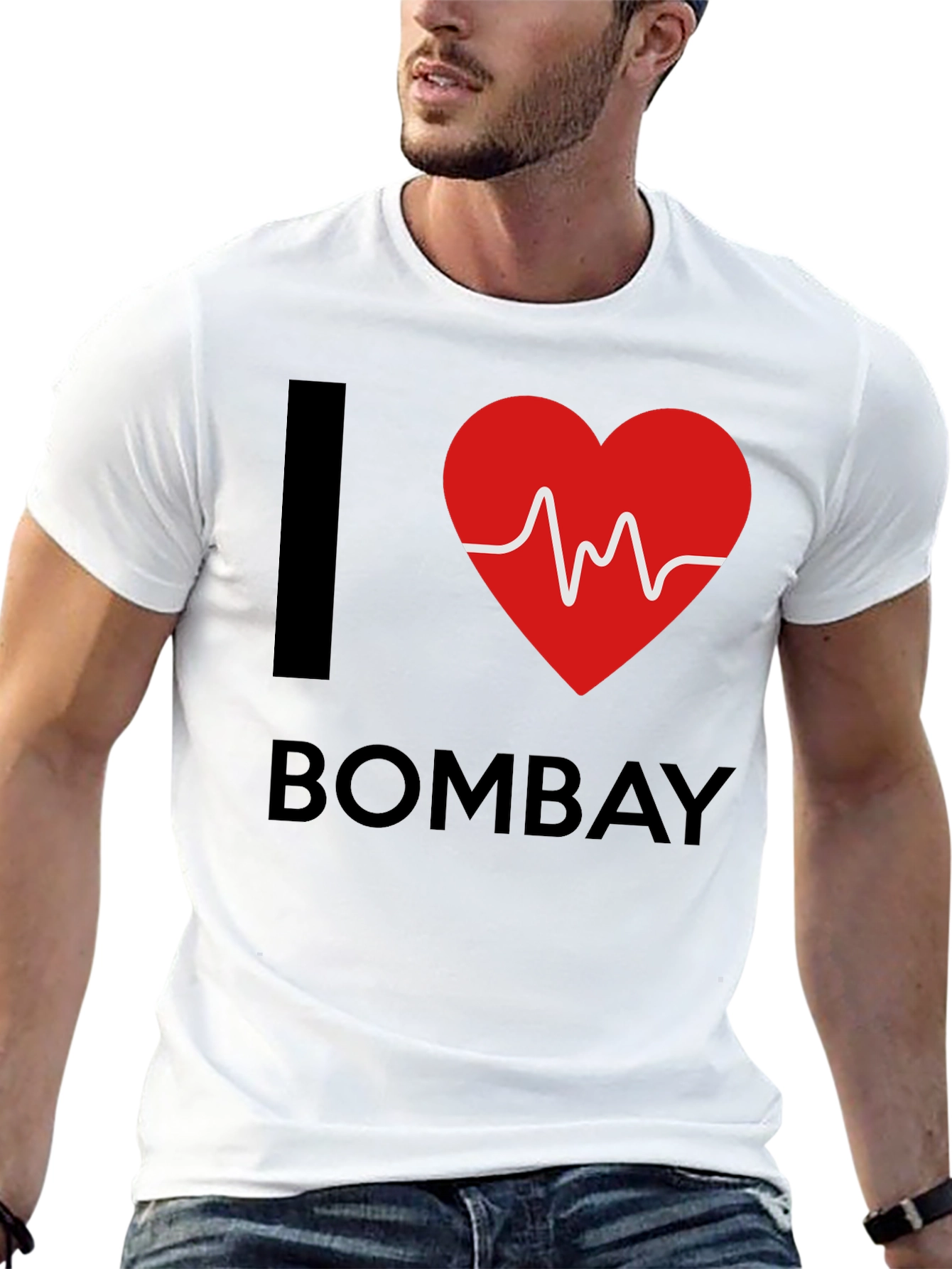 I Heart Bombay Graphic T-Shirt - Black