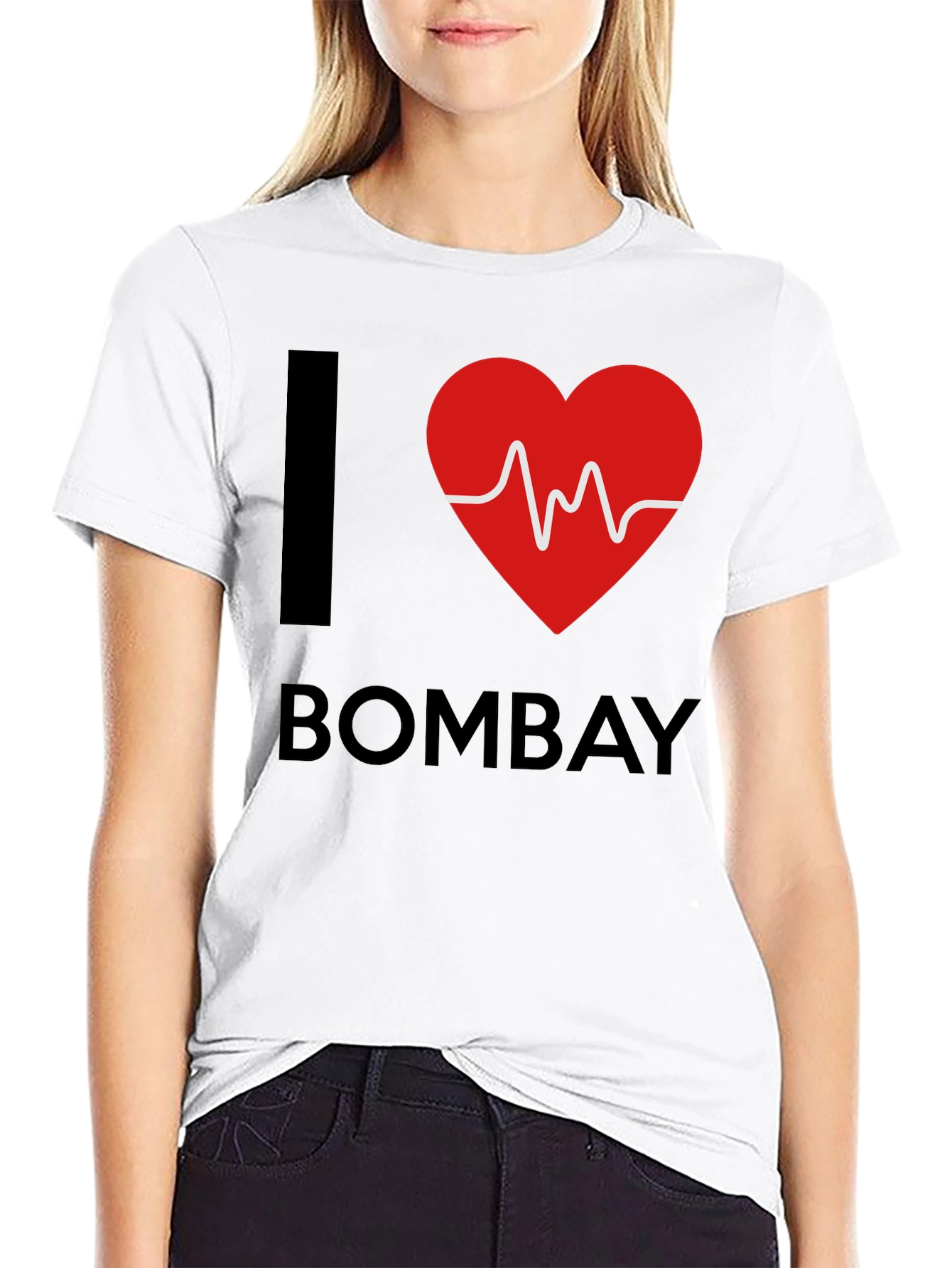 I Heart Bombay Graphic T-Shirt - Black