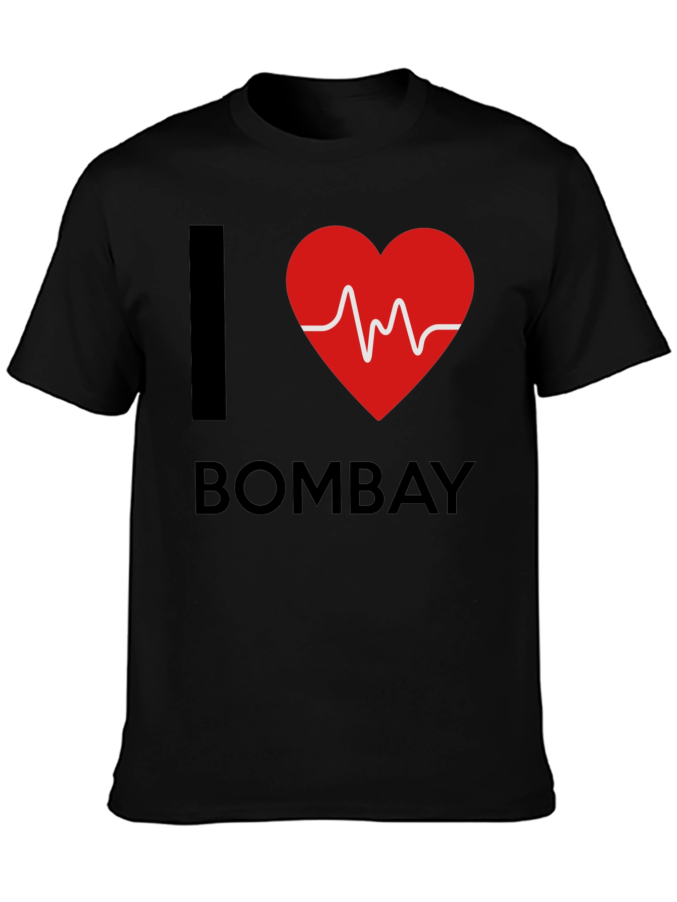 I Heart Bombay Graphic T-Shirt - Black