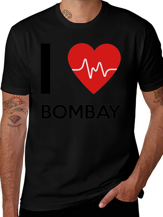 I Heart Bombay Graphic T-Shirt - Black