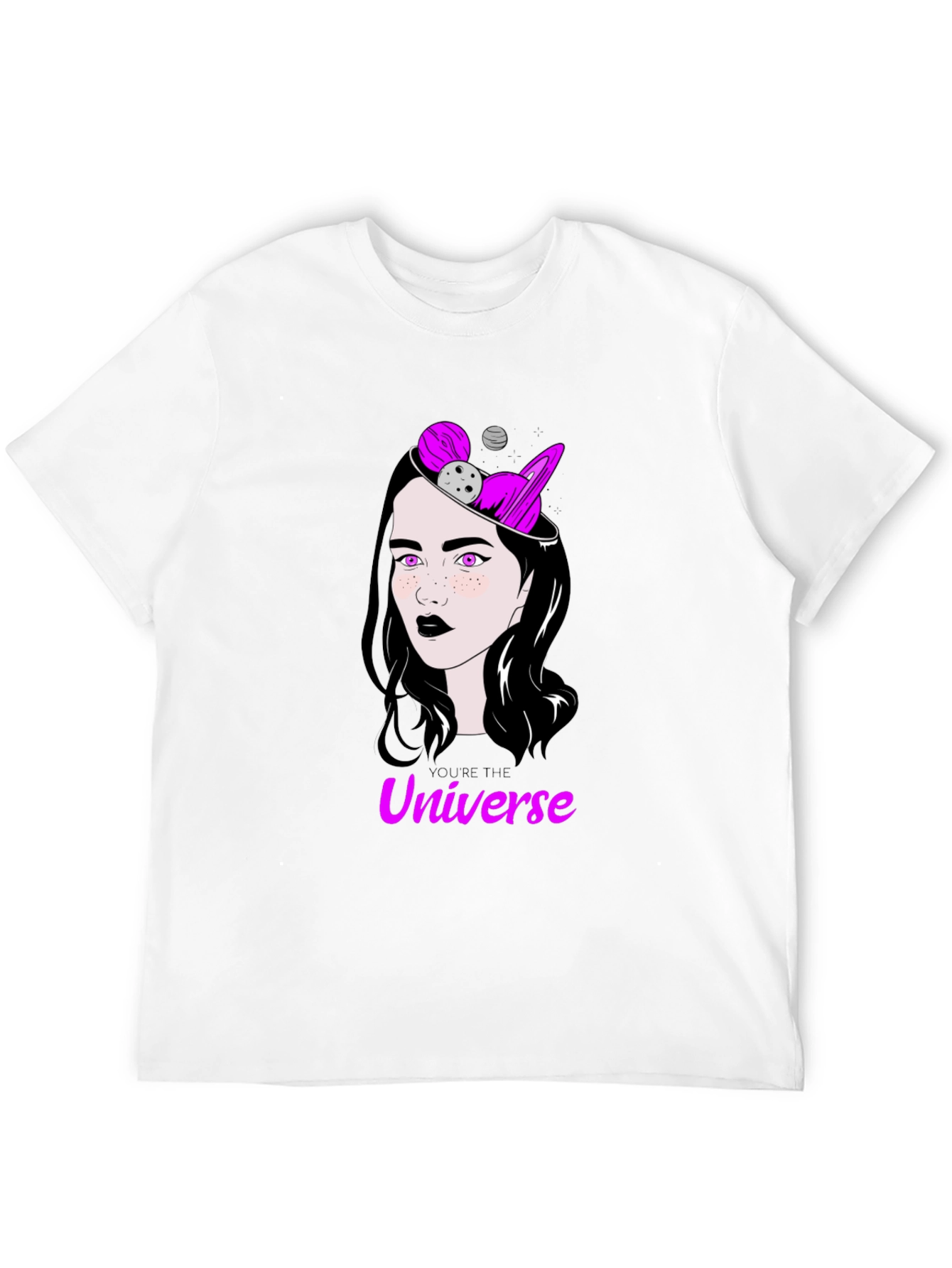 Universe Mind T-Shirt - Cosmic Woman Graphic Tee