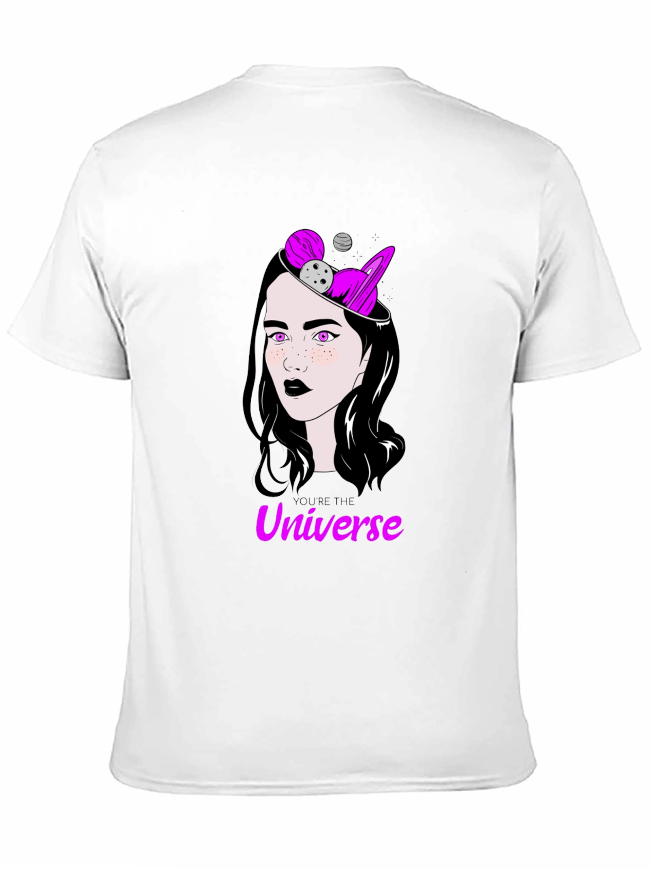 Universe Mind T-Shirt - Cosmic Woman Graphic Tee