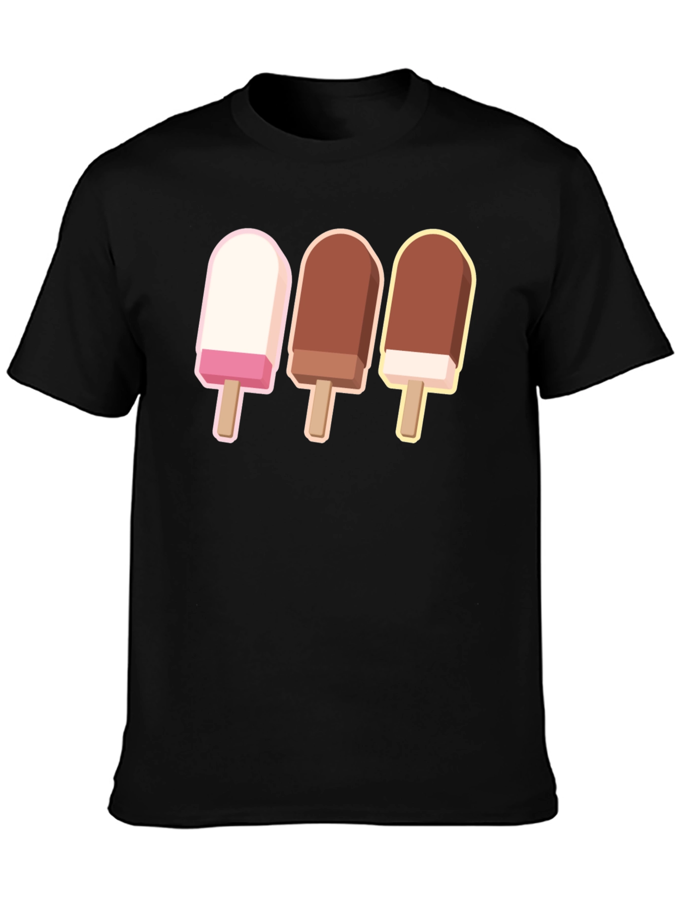 Ice Cream Pops Graphic T-Shirt - Sweet Summer Style