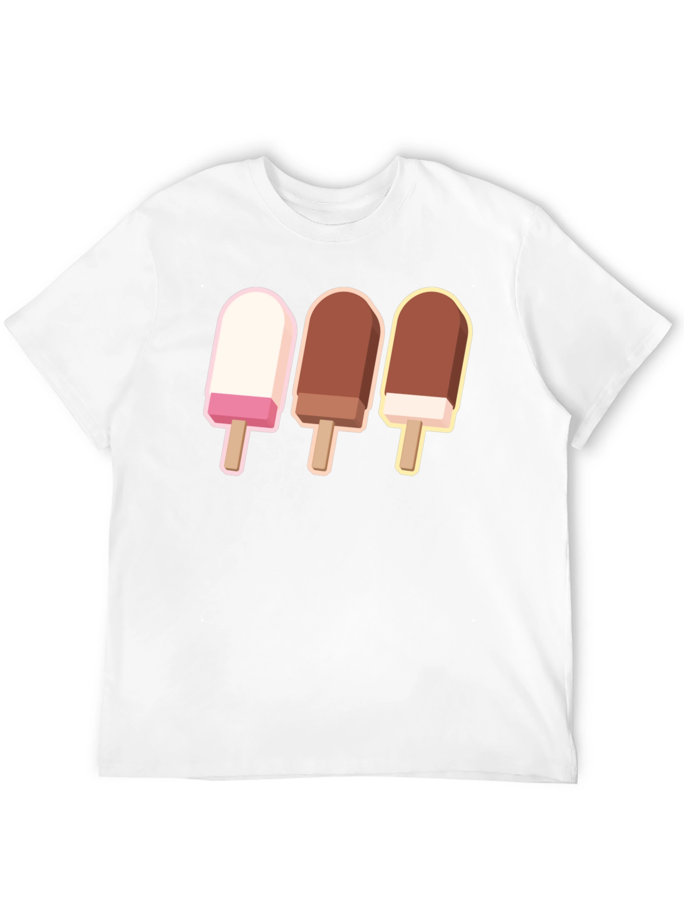 Ice Cream Pops Graphic T-Shirt - Sweet Summer Style
