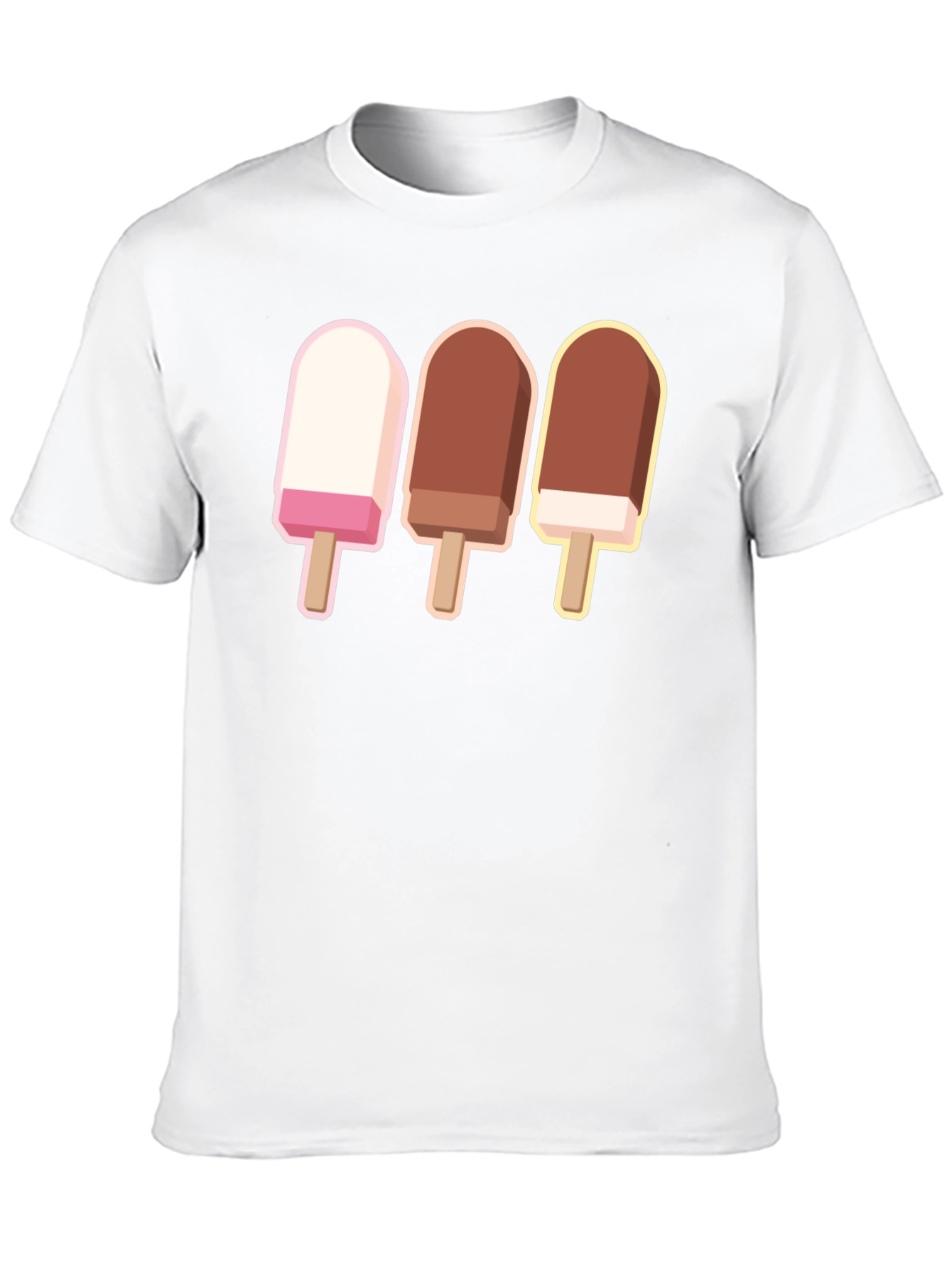 Ice Cream Pops Graphic T-Shirt - Sweet Summer Style