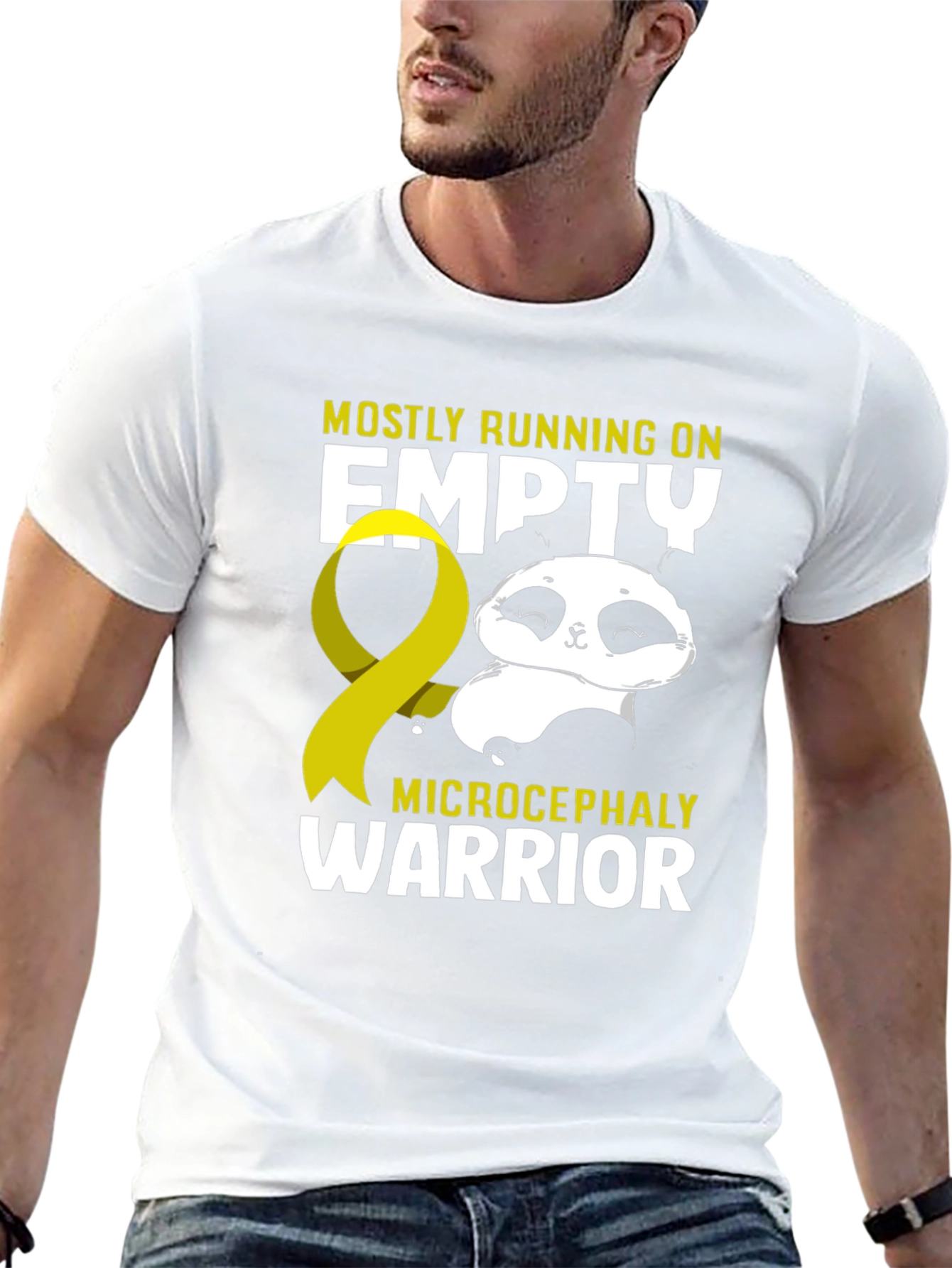 Microcephaly Warrior Panda T-Shirt