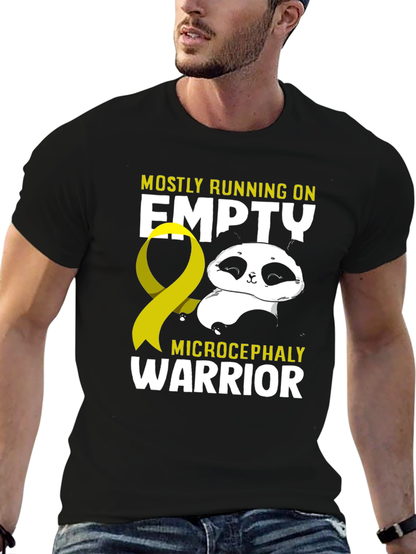 Microcephaly Warrior Panda T-Shirt