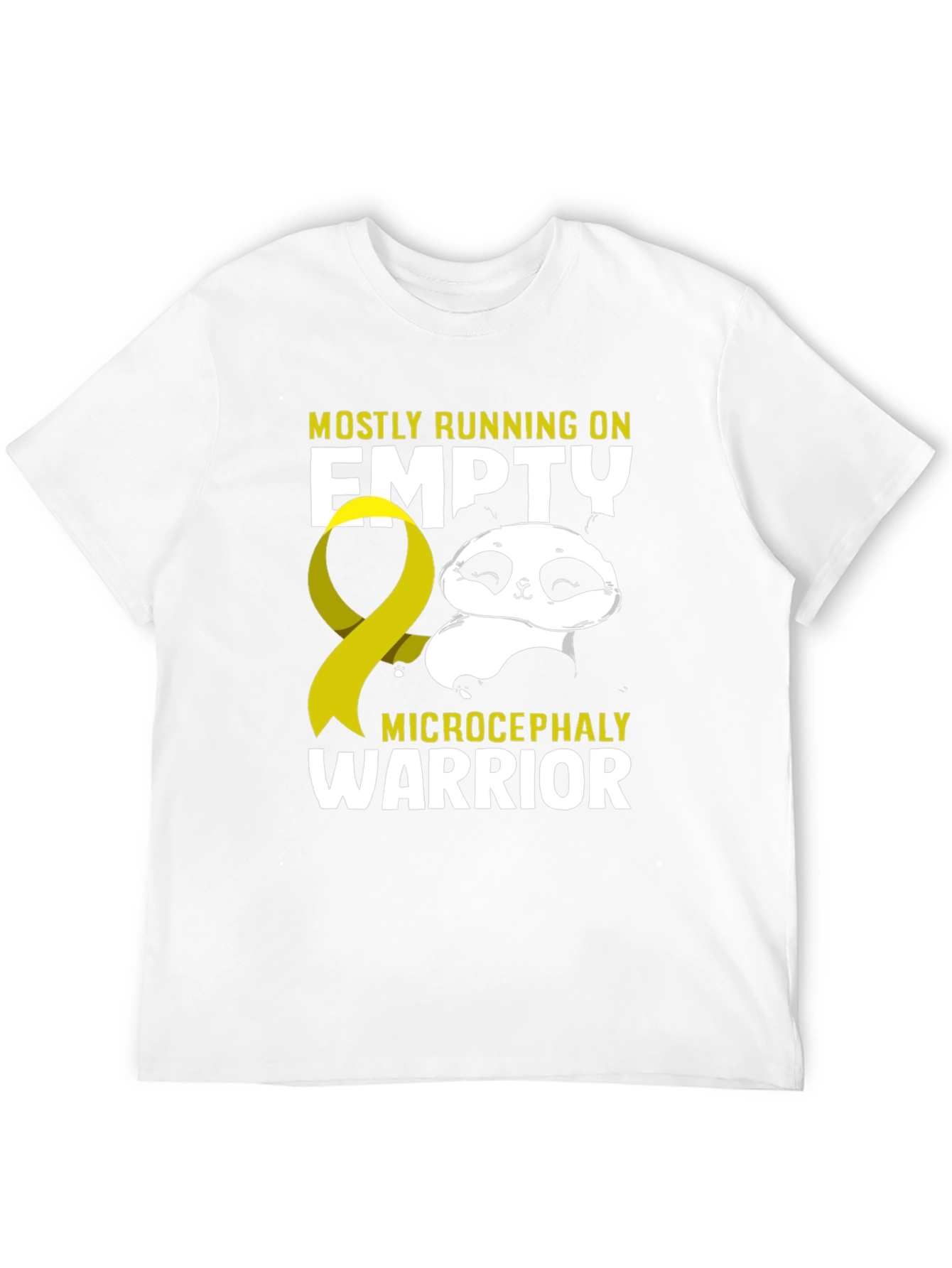 Microcephaly Warrior Panda T-Shirt