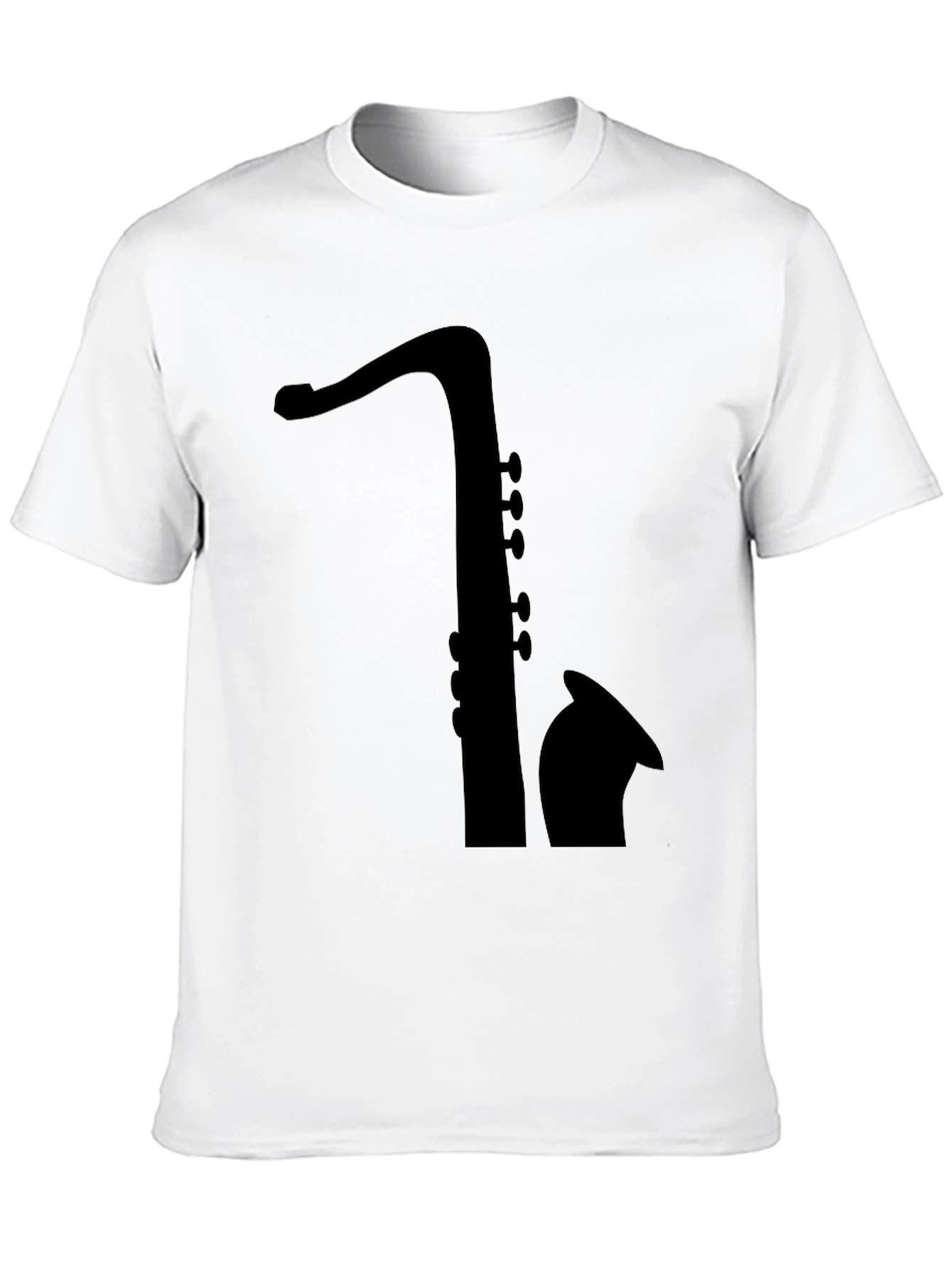 Saxophone Silhouette Tee - Classic Musician T-Shirt