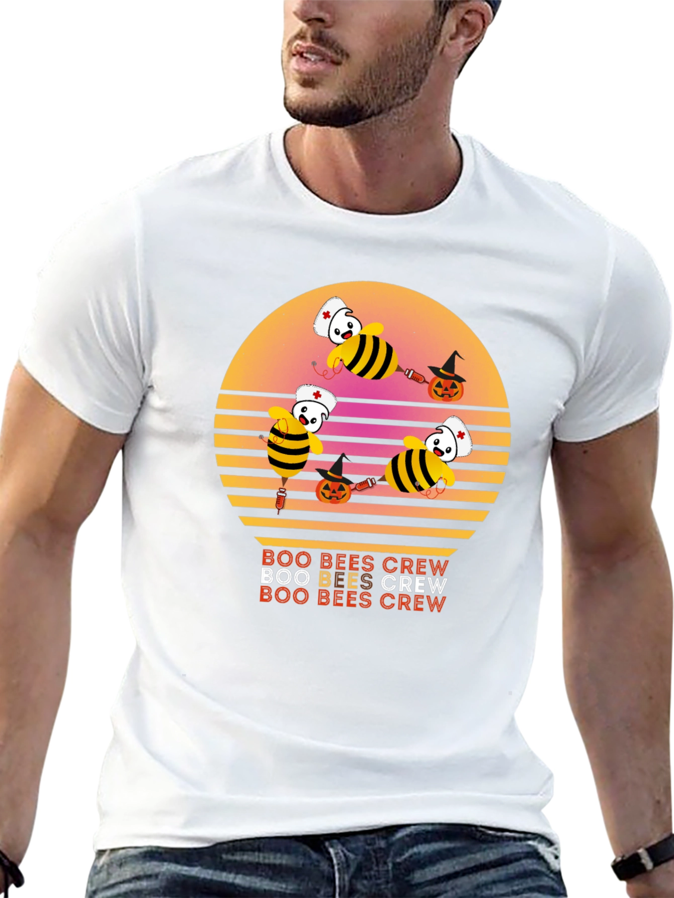 Boo Bees Crew Halloween T-Shirt