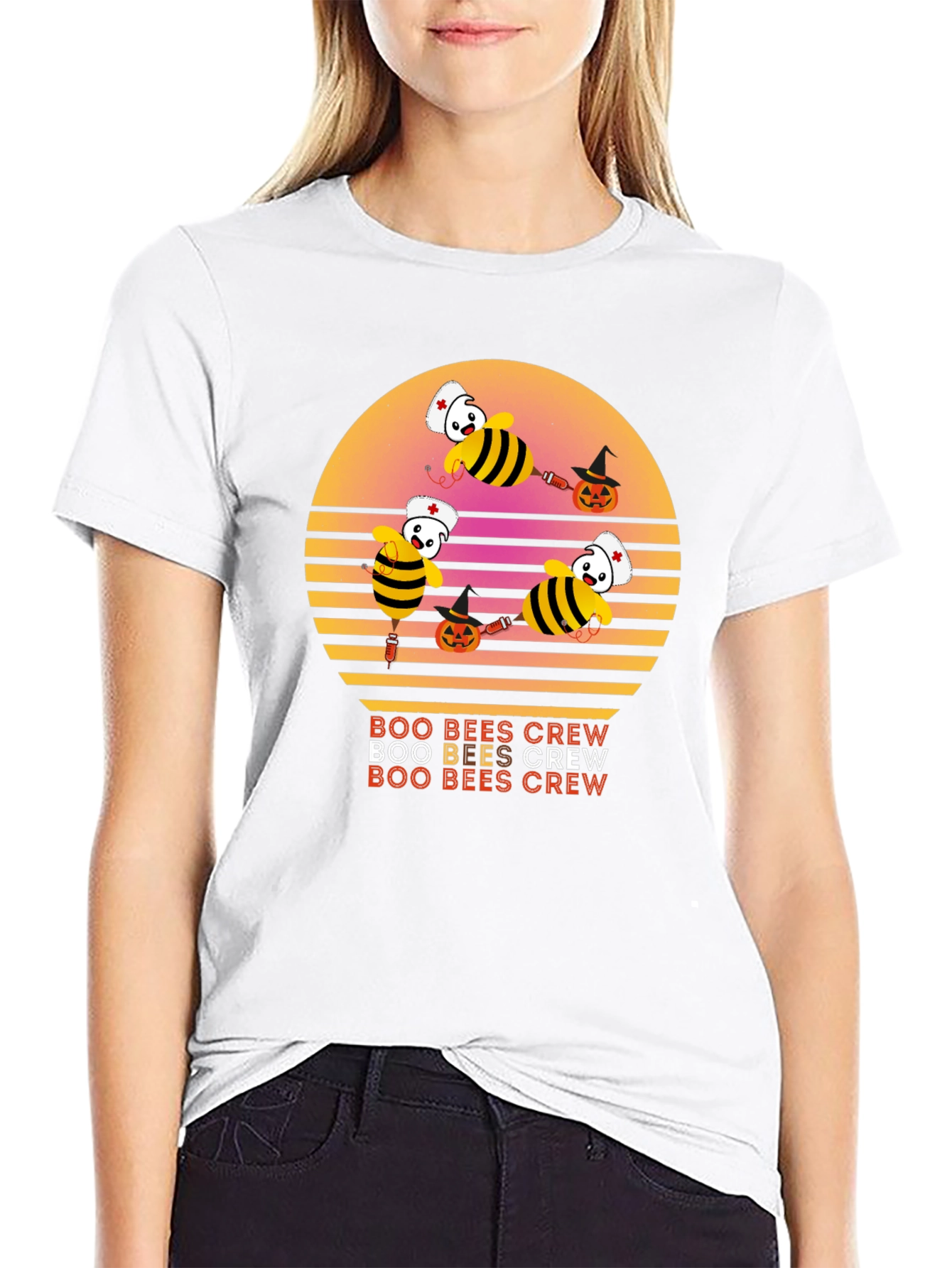 Boo Bees Crew Halloween T-Shirt