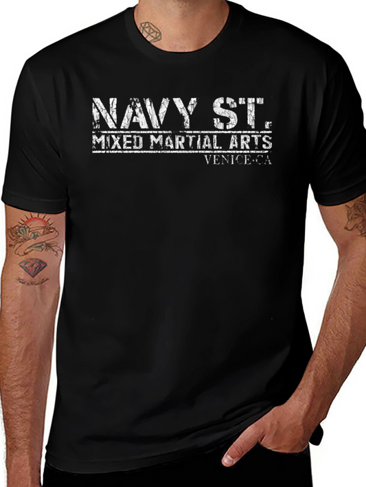 Navy St. Mixed Martial Arts Black T-Shirt