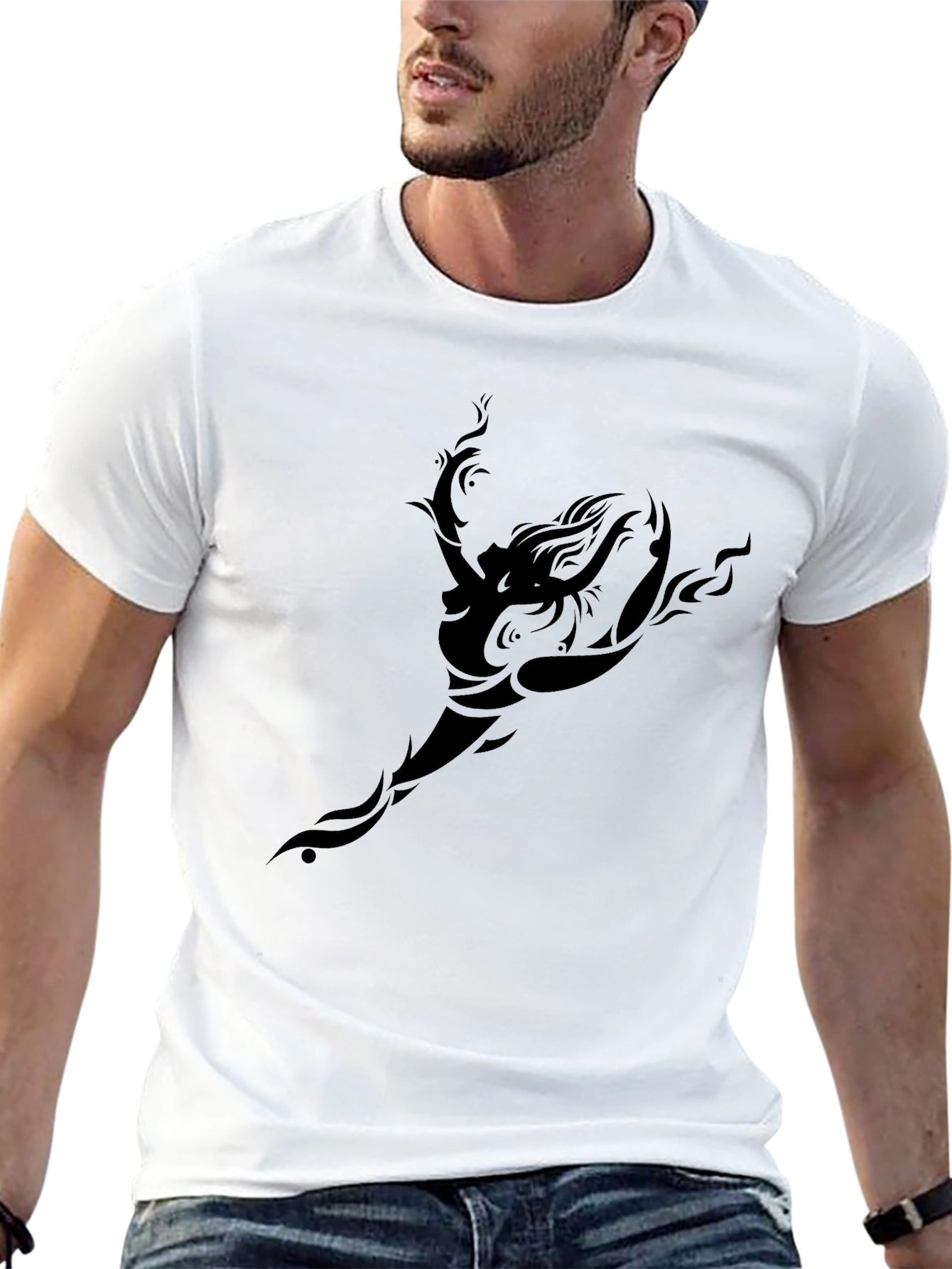 Tribal Dancer Black T-Shirt