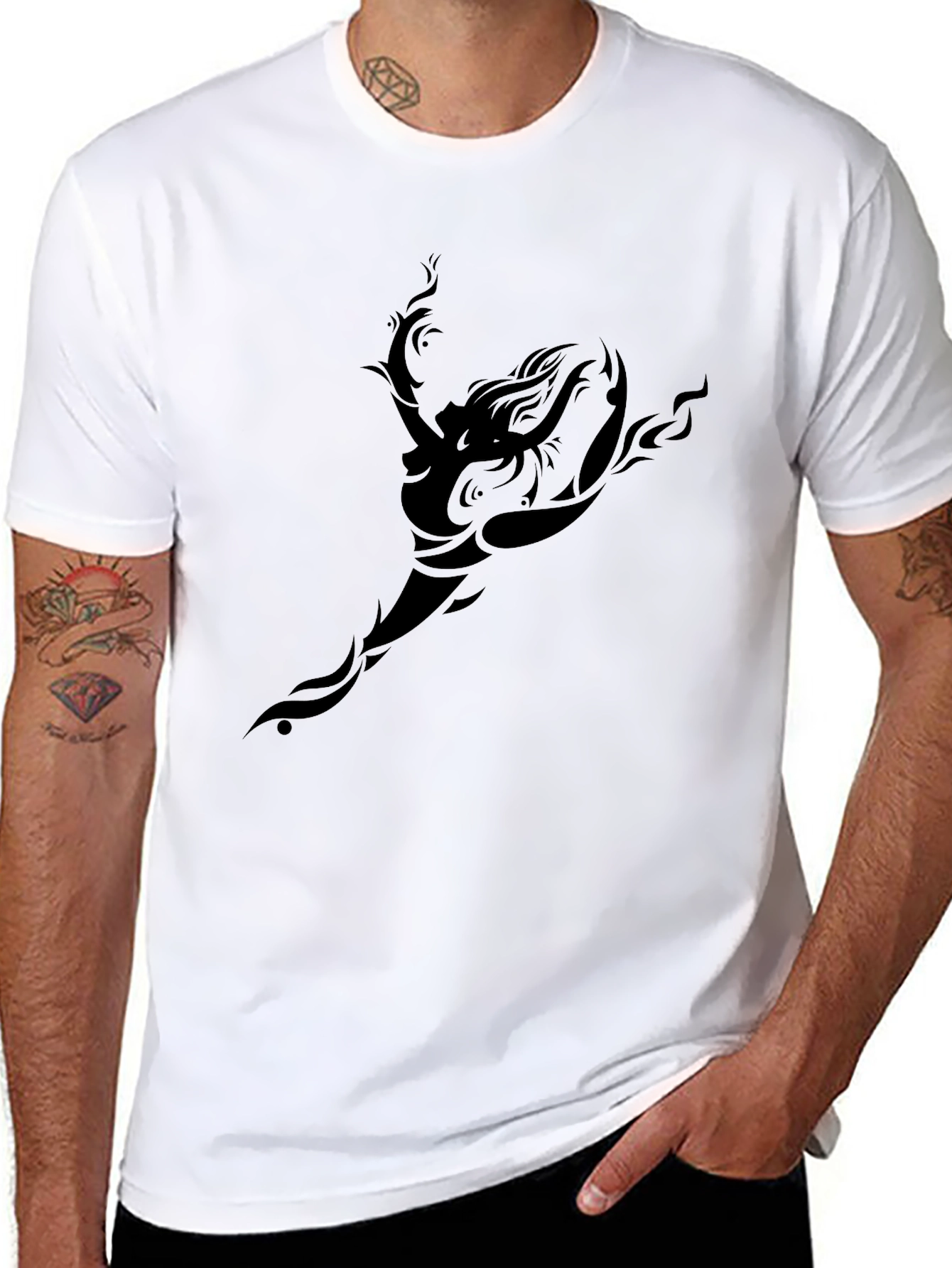 Tribal Dancer Black T-Shirt
