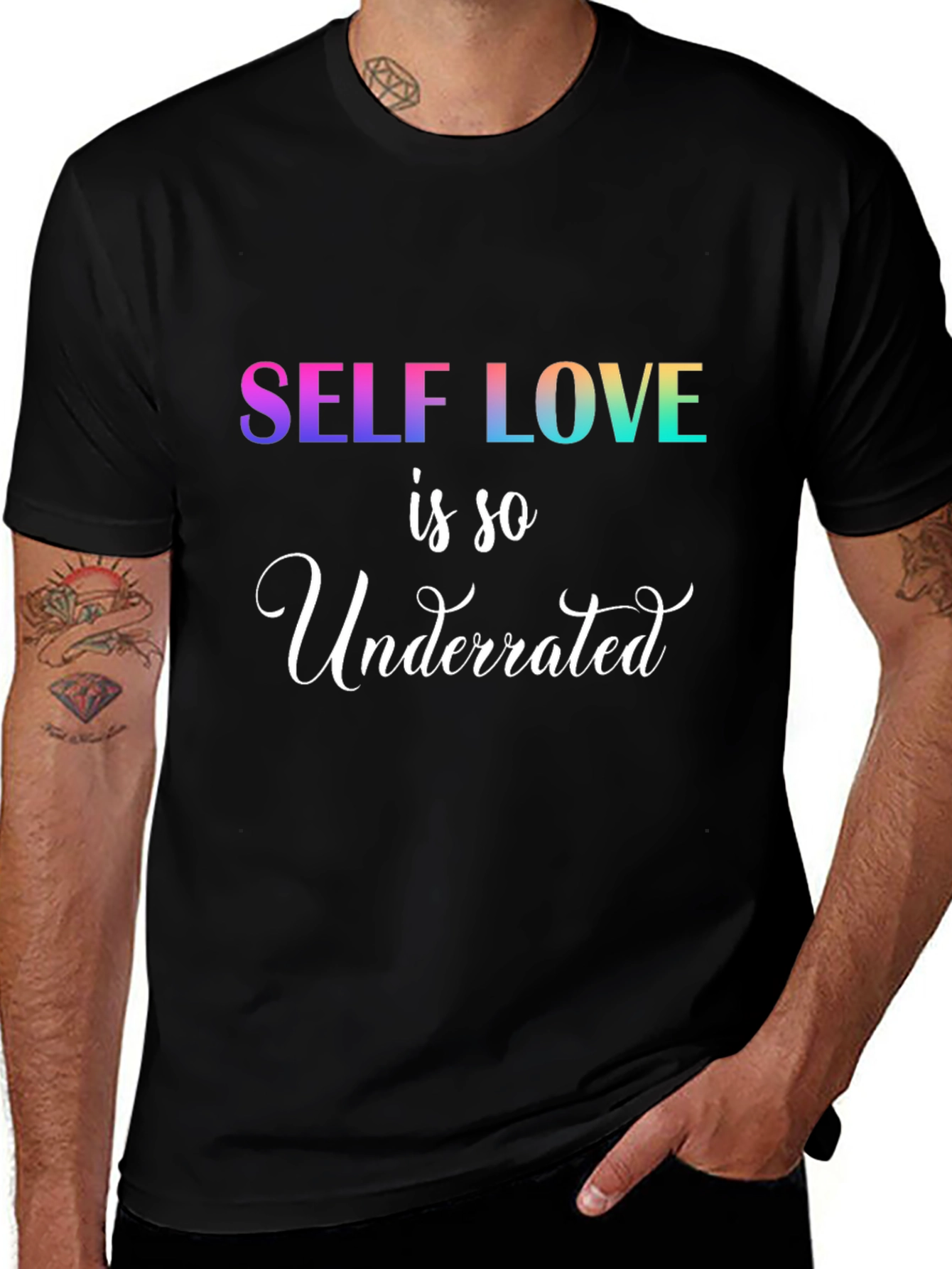 Self Love Underrated Tee - Stylish Comfort