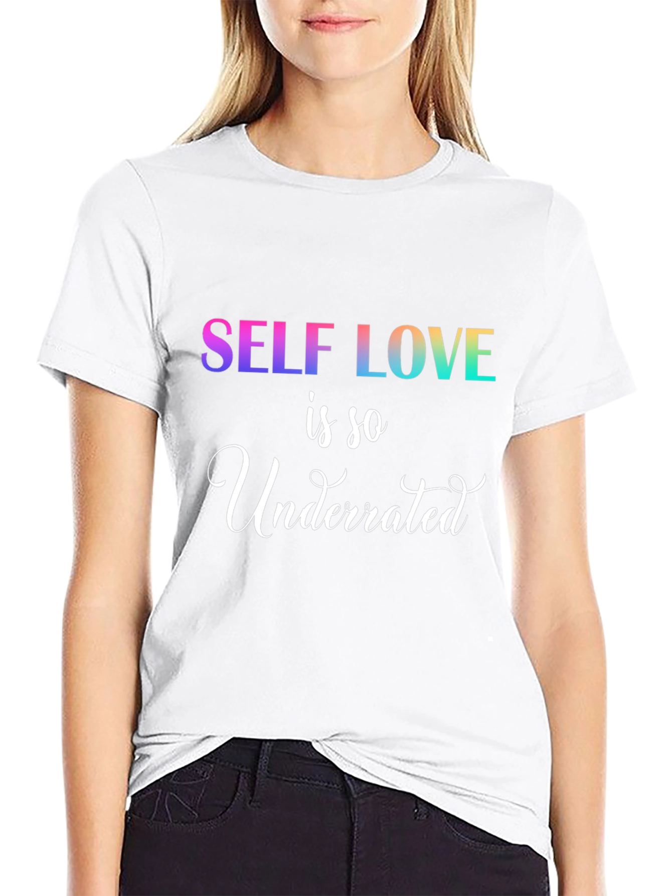 Self Love Underrated Tee - Stylish Comfort