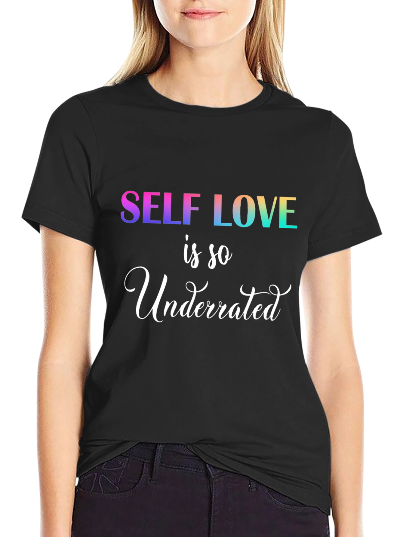 Self Love Underrated Tee - Stylish Comfort