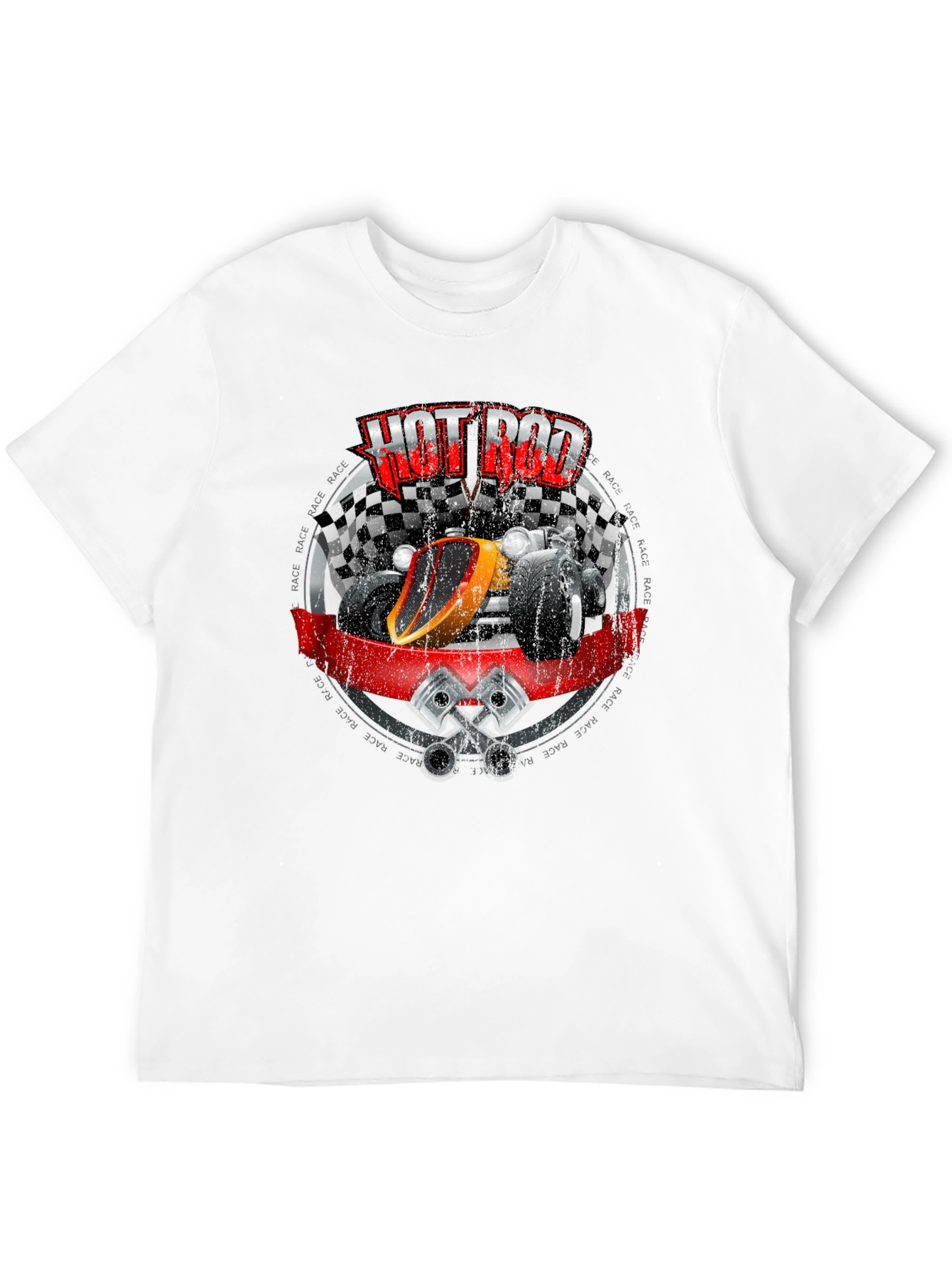 Hot Rod Graphic Tee - Race Car T-Shirt