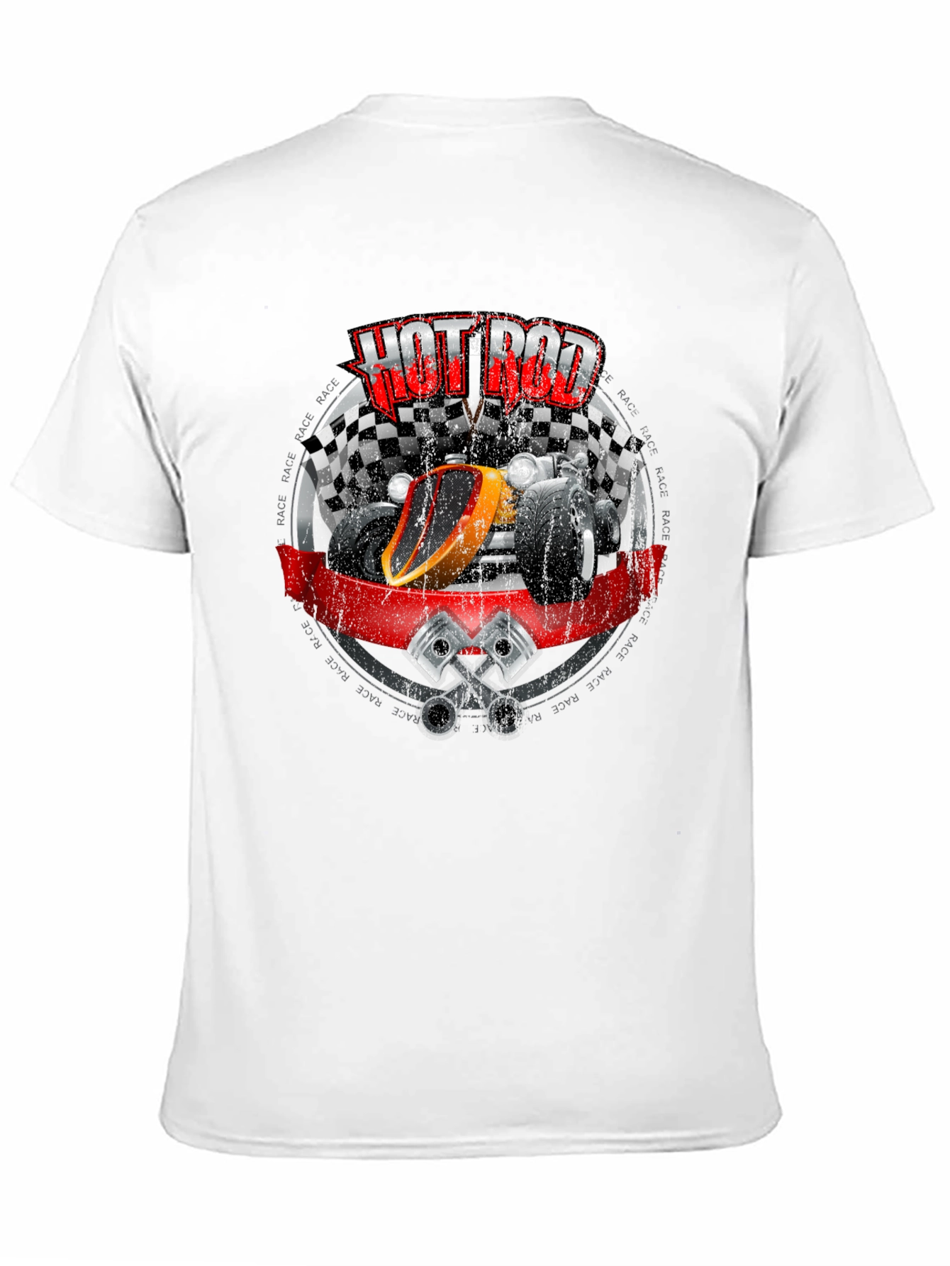 Hot Rod Graphic Tee - Race Car T-Shirt