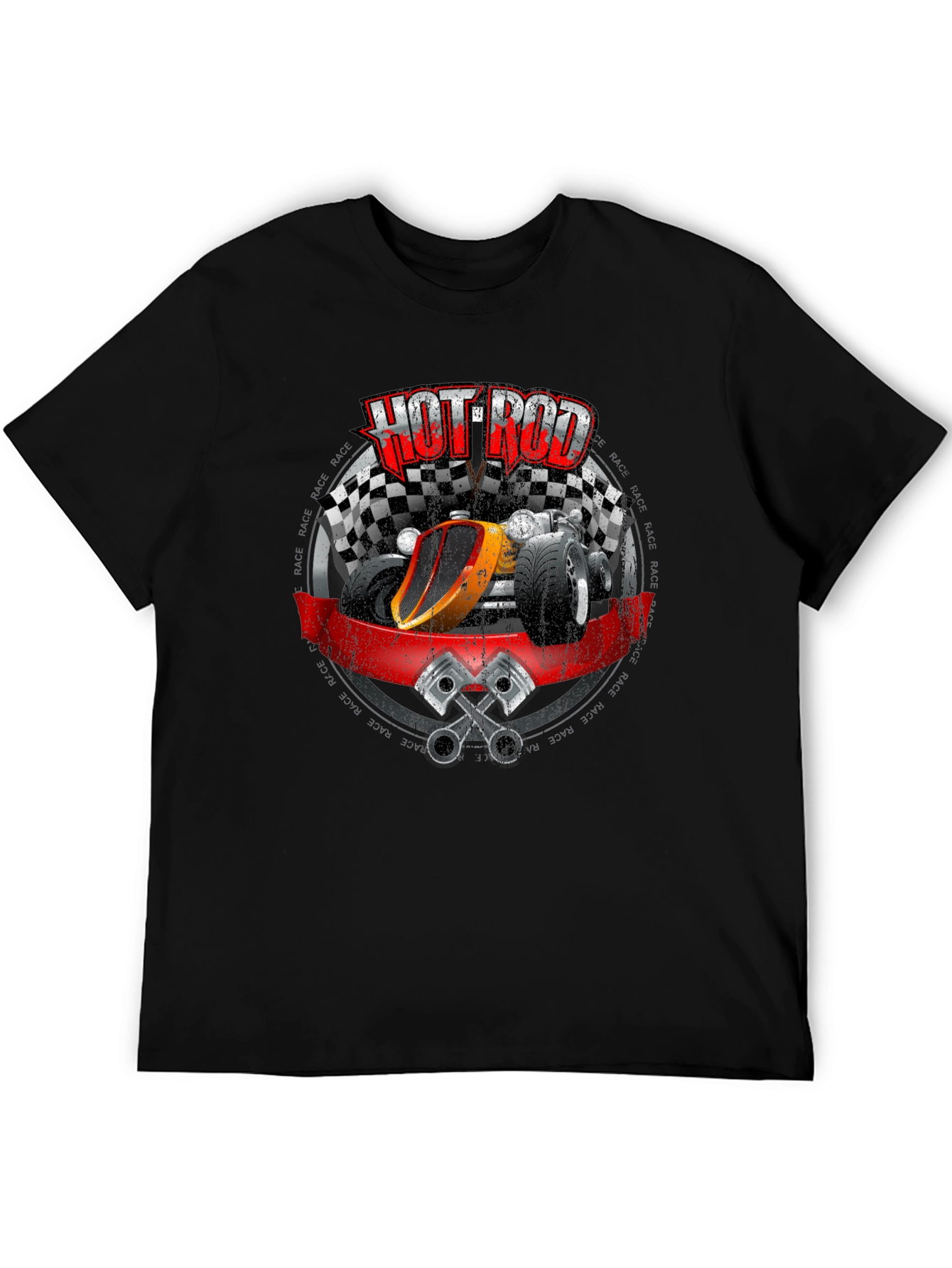 Hot Rod Graphic Tee - Race Car T-Shirt