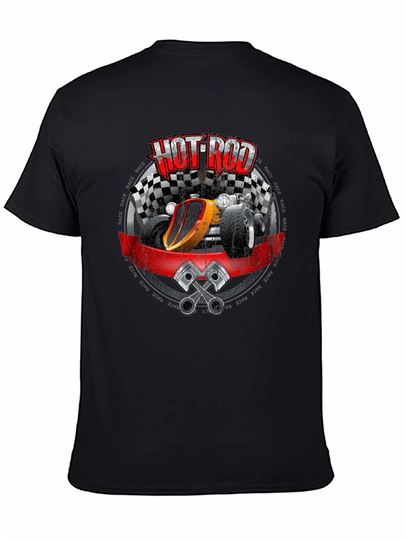 Hot Rod Graphic Tee - Race Car T-Shirt