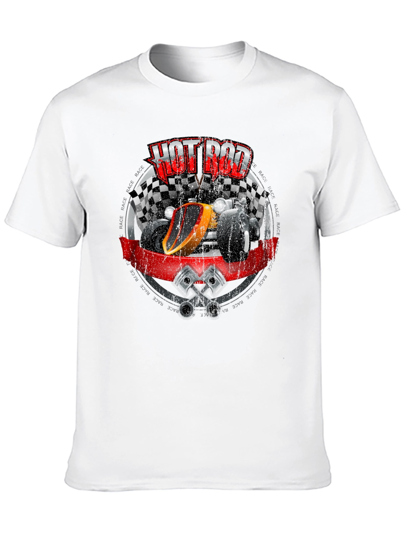 Hot Rod Graphic Tee - Race Car T-Shirt