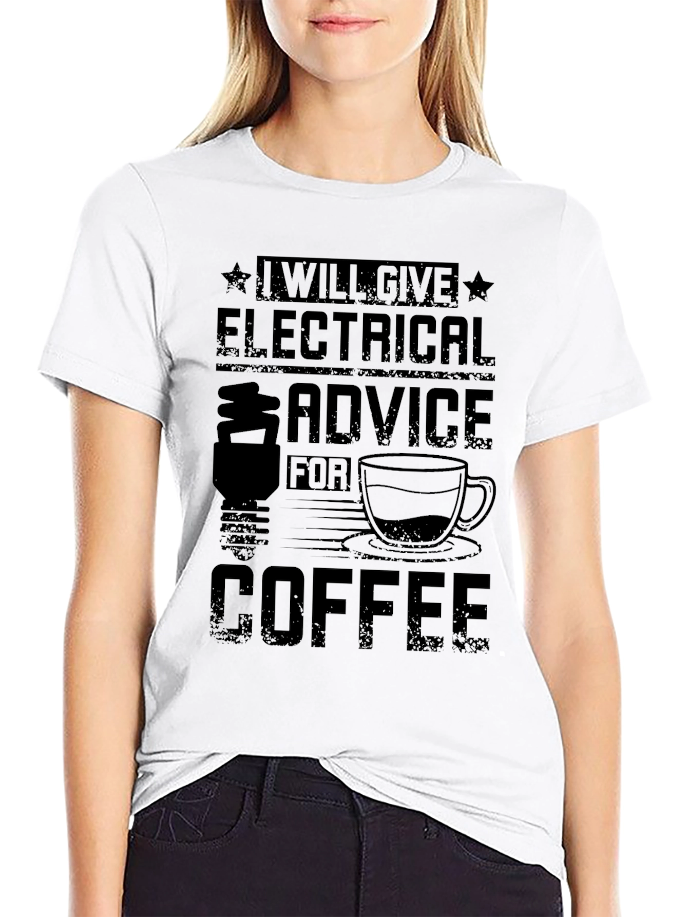 Electrical Advice for Coffee T-Shirt - Electrician Gift