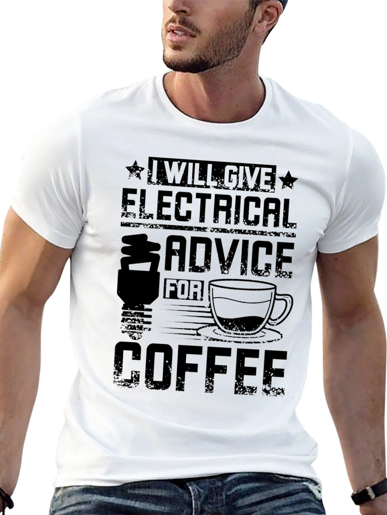 Electrical Advice for Coffee T-Shirt - Electrician Gift