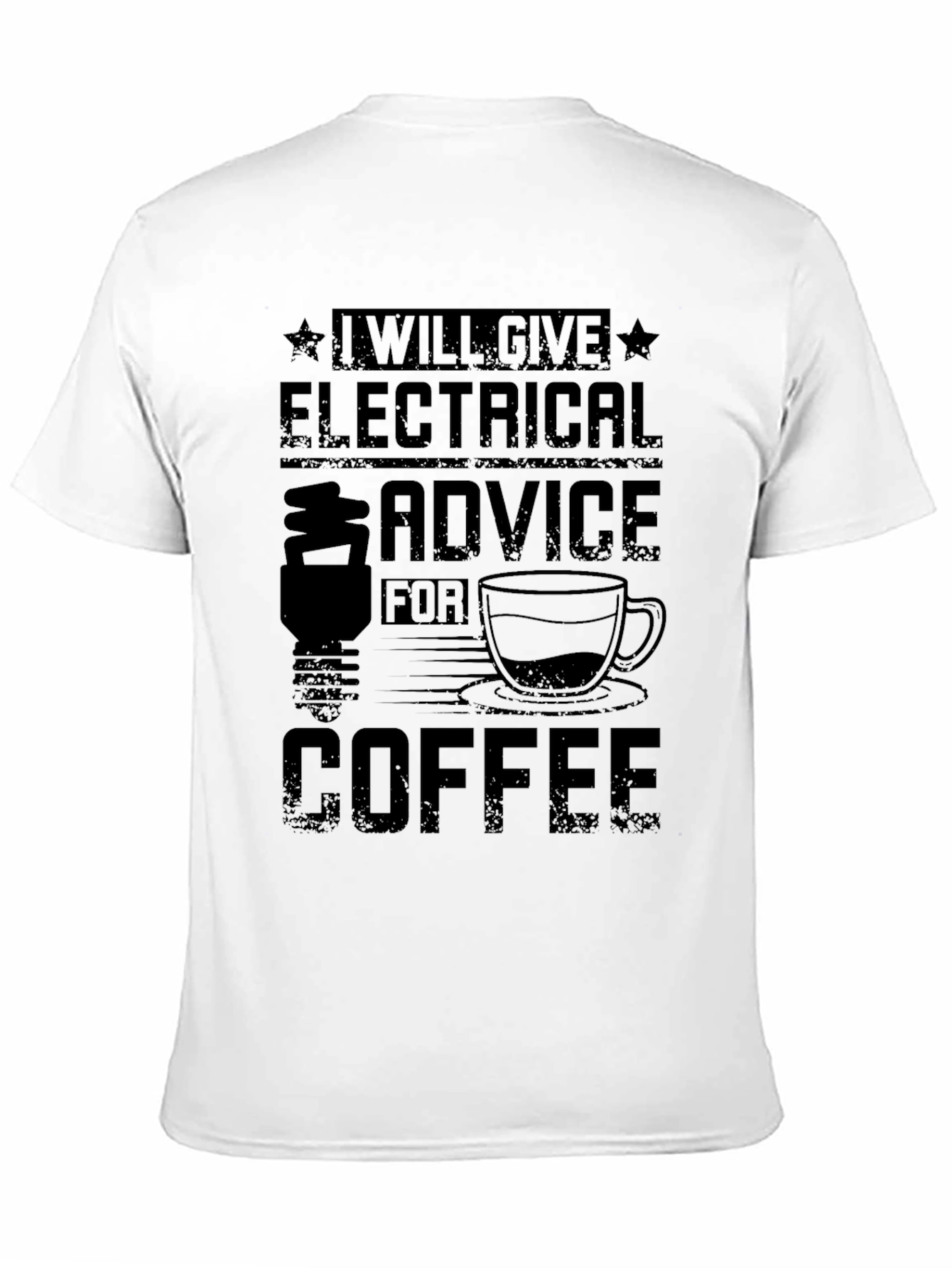 Electrical Advice for Coffee T-Shirt - Electrician Gift