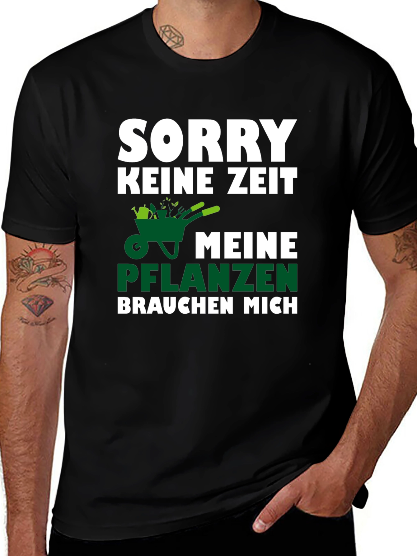Sorry Keine Zeit T-Shirt - Gardening Humor