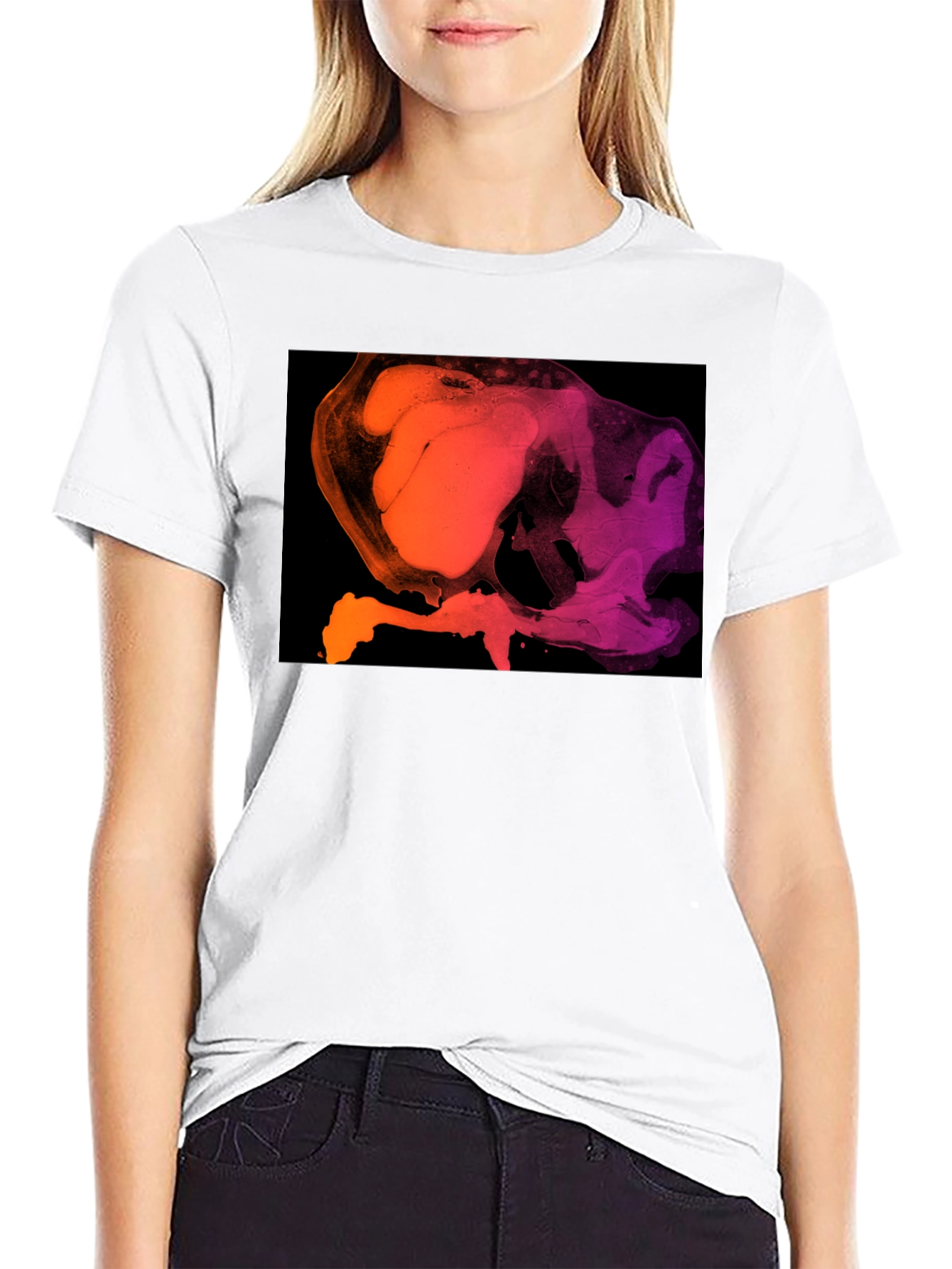 Abstract Gradient T-Shirt - Modern Art Tee