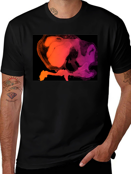 Abstract Gradient T-Shirt - Modern Art Tee