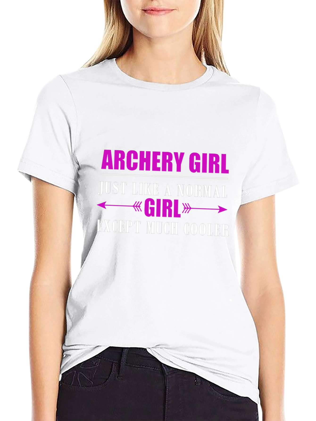 Archery Girl T-Shirt - Cool and Unique Design