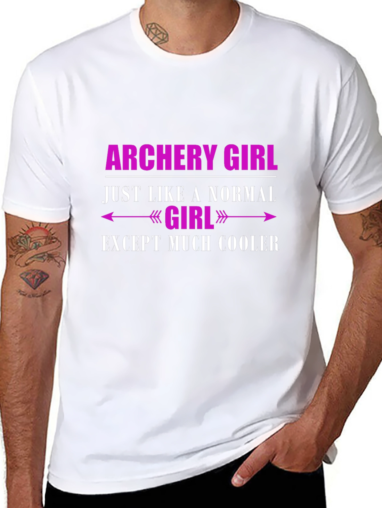 Archery Girl T-Shirt - Cool and Unique Design