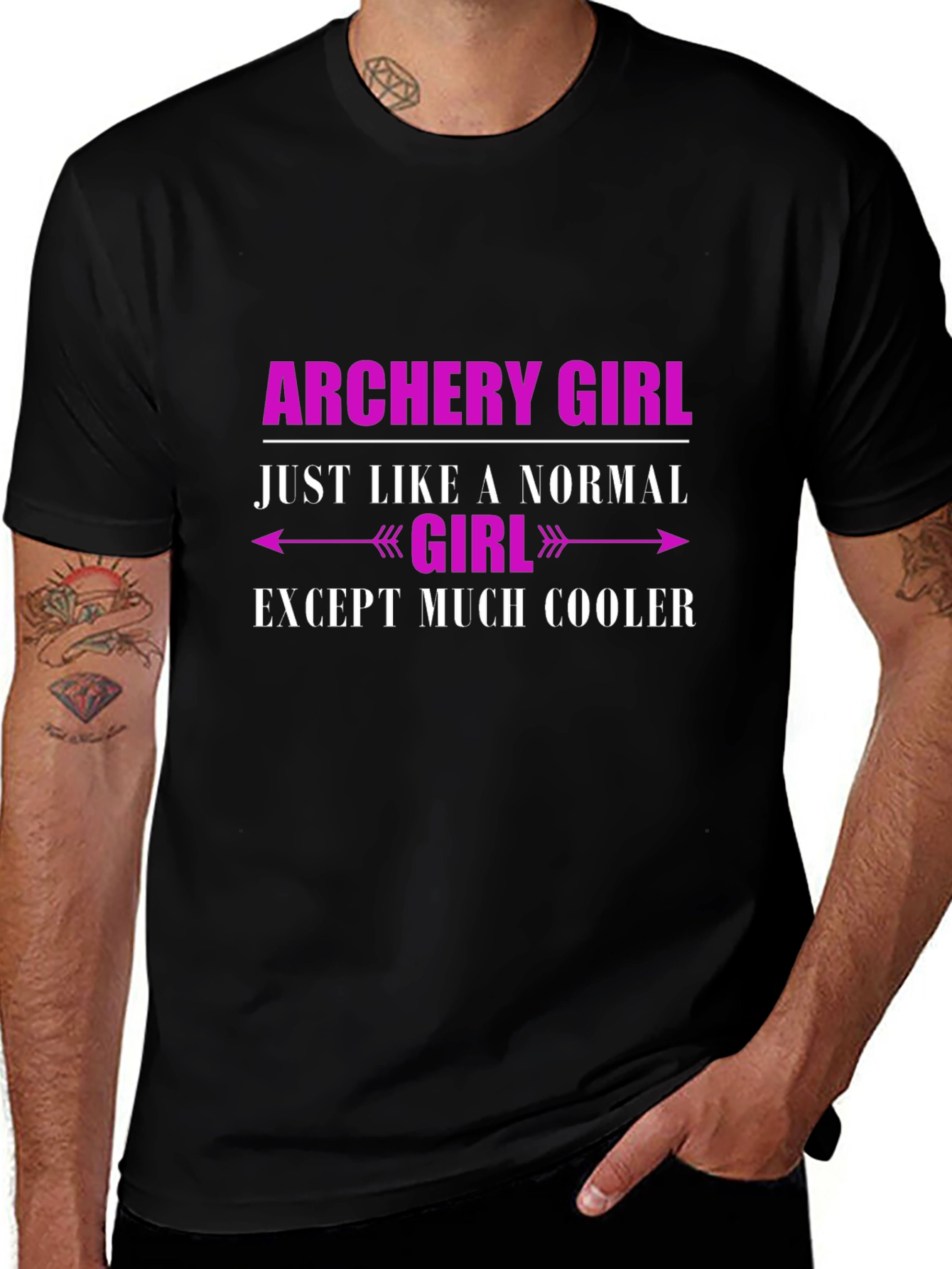 Archery Girl T-Shirt - Cool and Unique Design