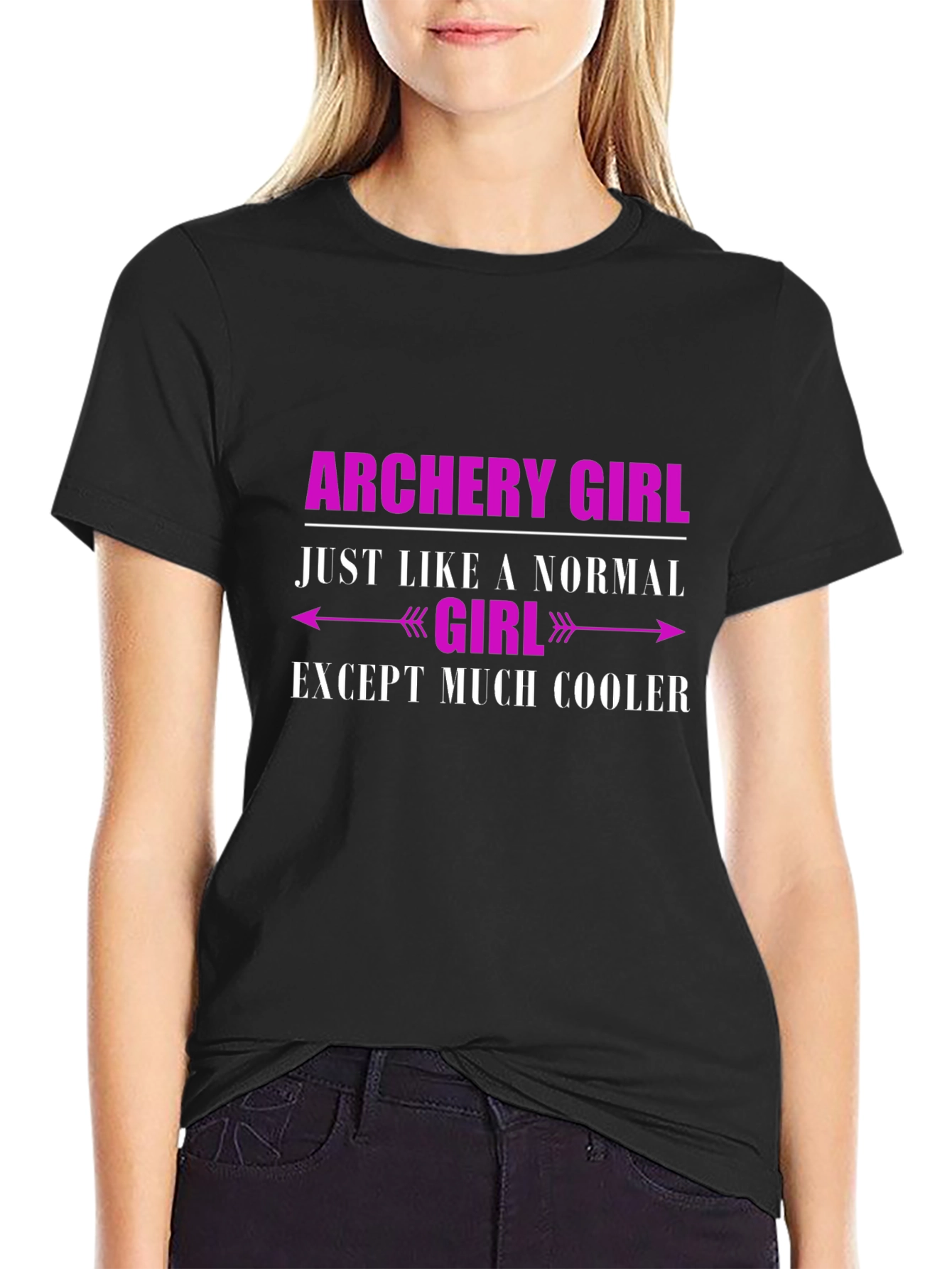 Archery Girl T-Shirt - Cool and Unique Design