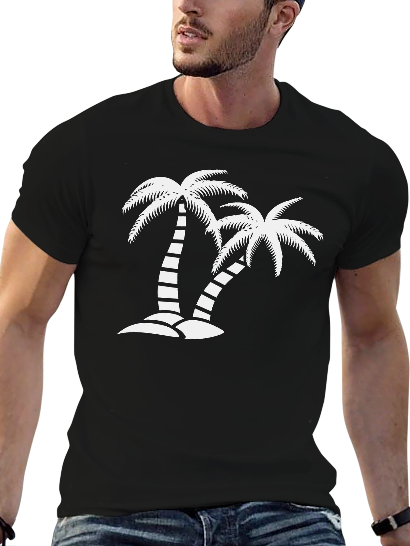 Tropical Palm Tree Graphic Tee