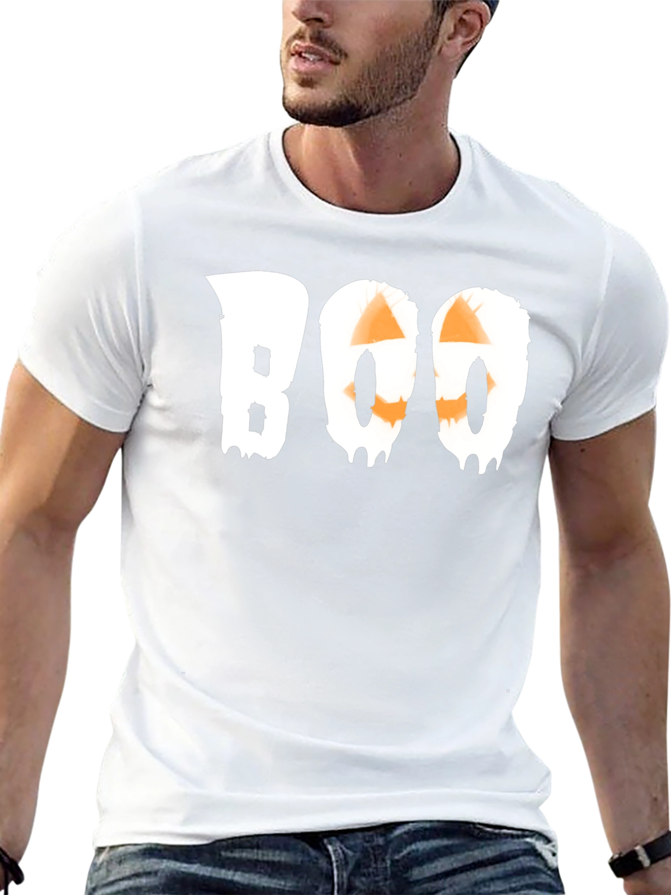 Halloween Boo Graphic T-Shirt
