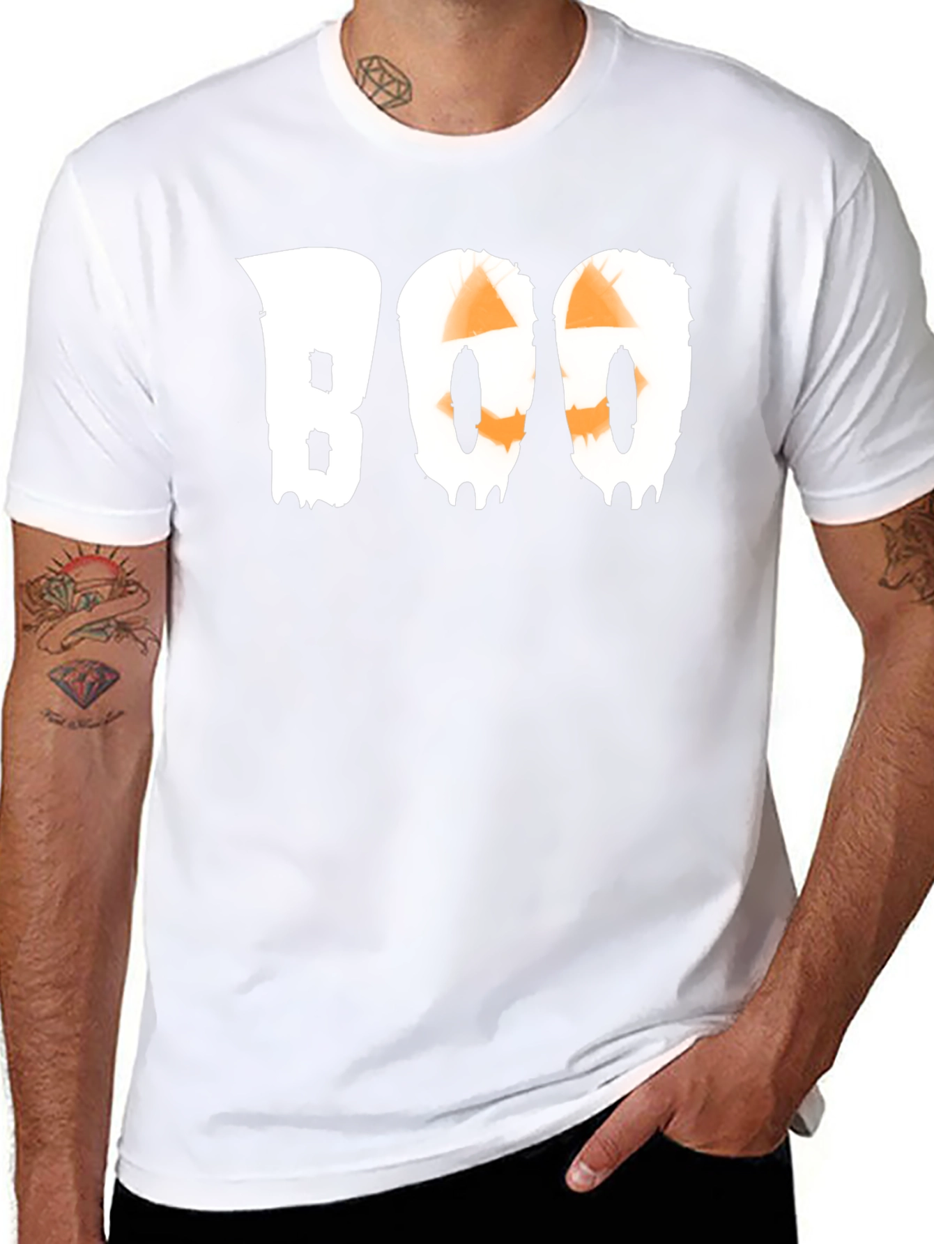 Halloween Boo Graphic T-Shirt