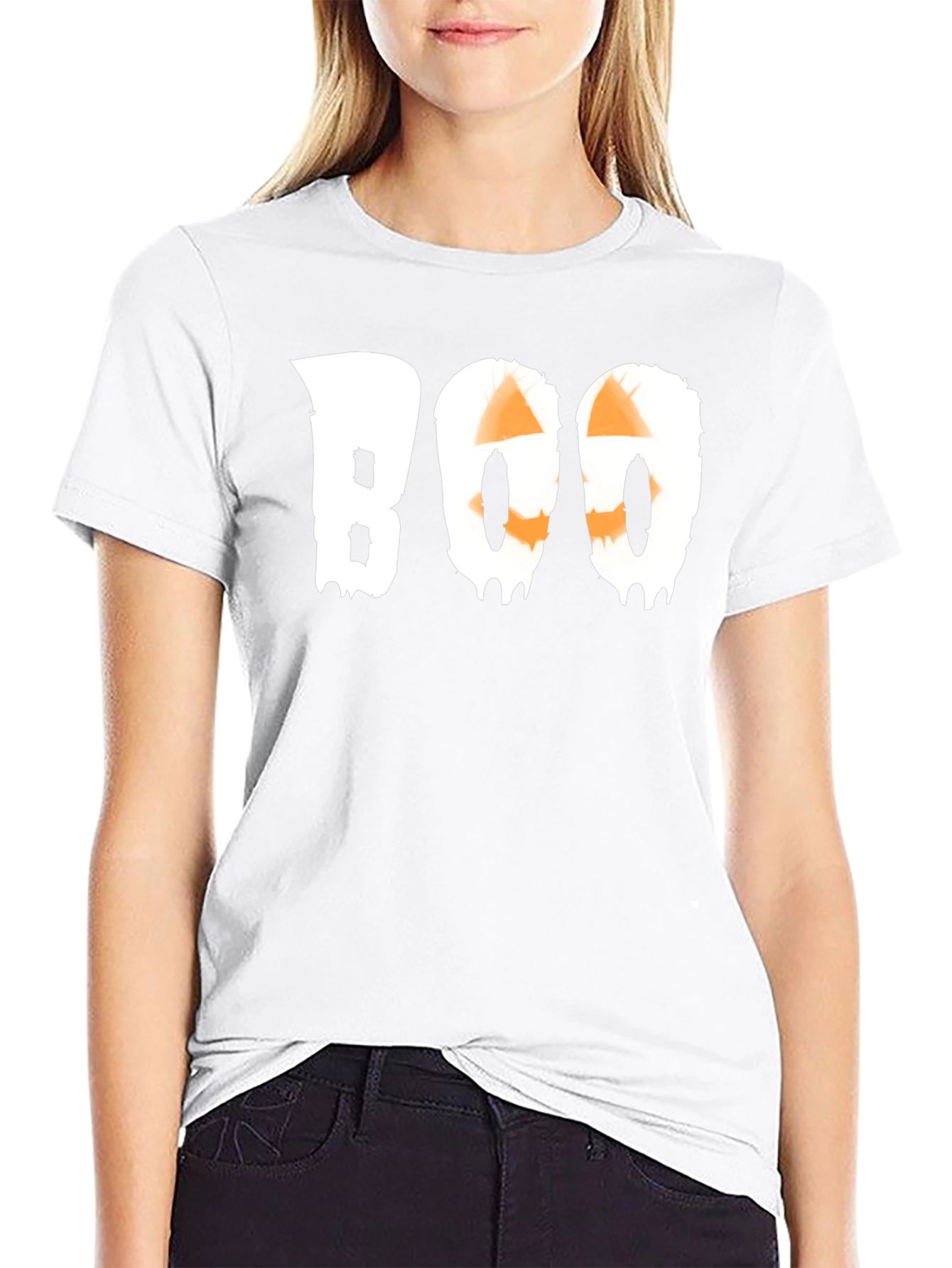 Halloween Boo Graphic T-Shirt