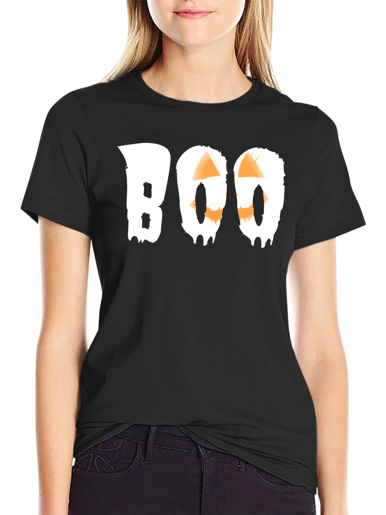 Halloween Boo Graphic T-Shirt