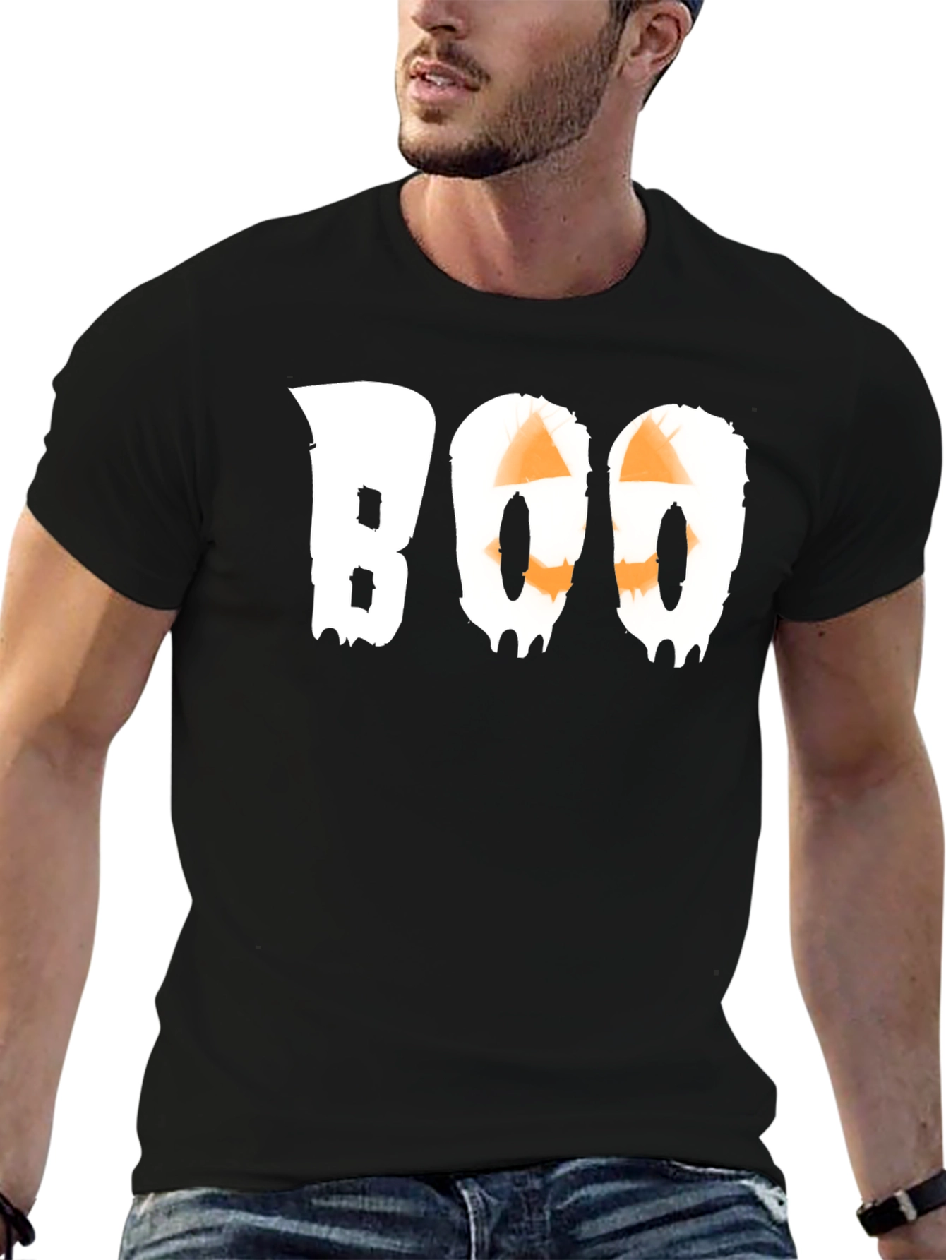 Halloween Boo Graphic T-Shirt