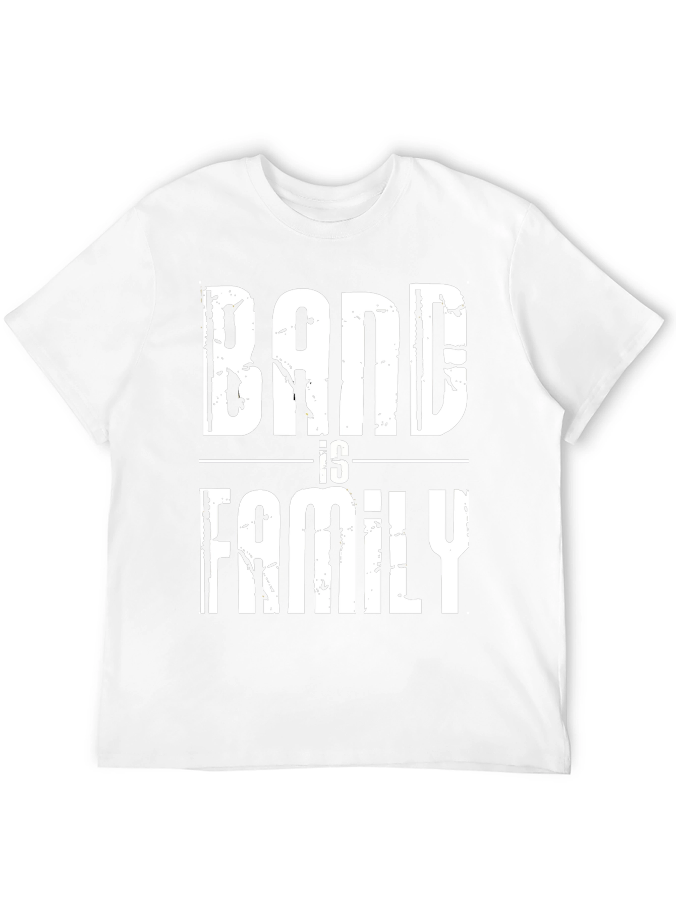 Band is Family Graphic Tee - Black Cotton T-Shirt